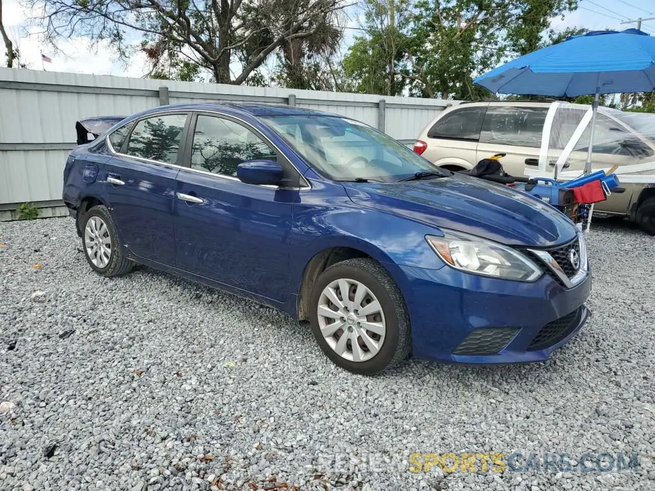 4 Photograph of a damaged car 3N1AB7AP8KY412827 NISSAN SENTRA 2019
