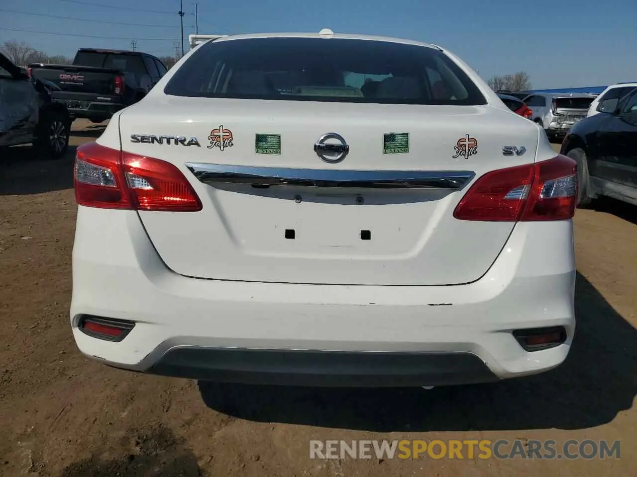 6 Photograph of a damaged car 3N1AB7AP8KY416988 NISSAN SENTRA 2019