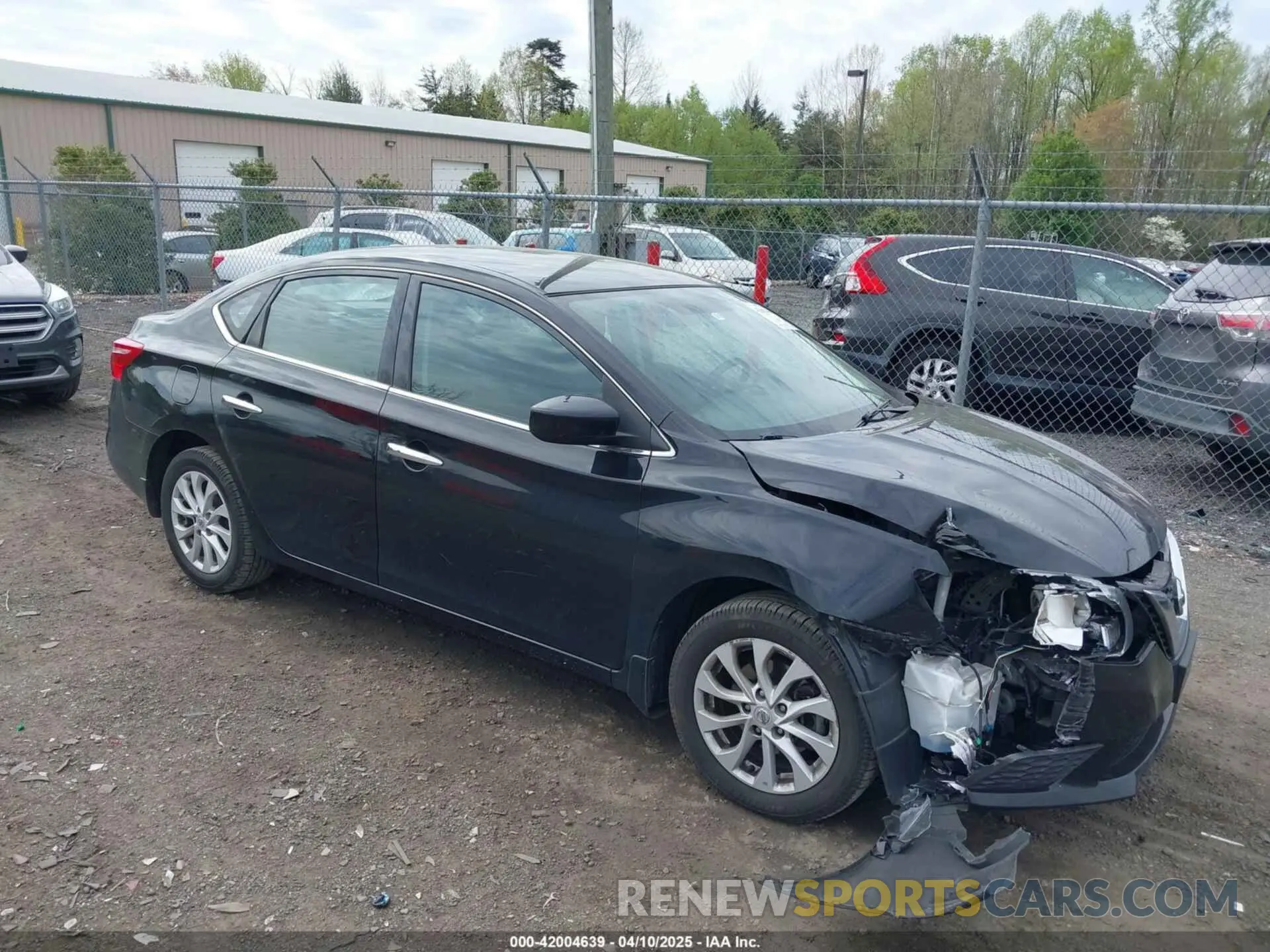 1 Photograph of a damaged car 3N1AB7AP8KY417946 NISSAN SENTRA 2019