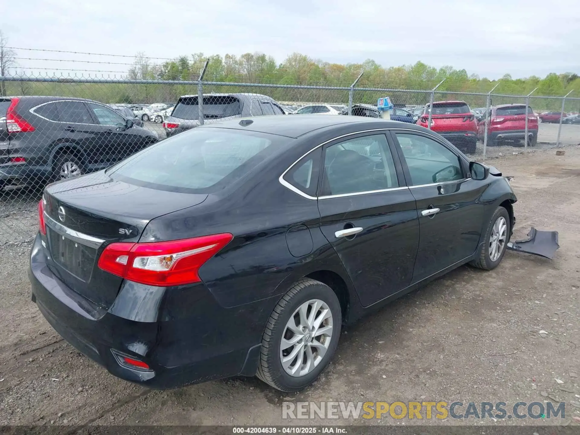 4 Photograph of a damaged car 3N1AB7AP8KY417946 NISSAN SENTRA 2019