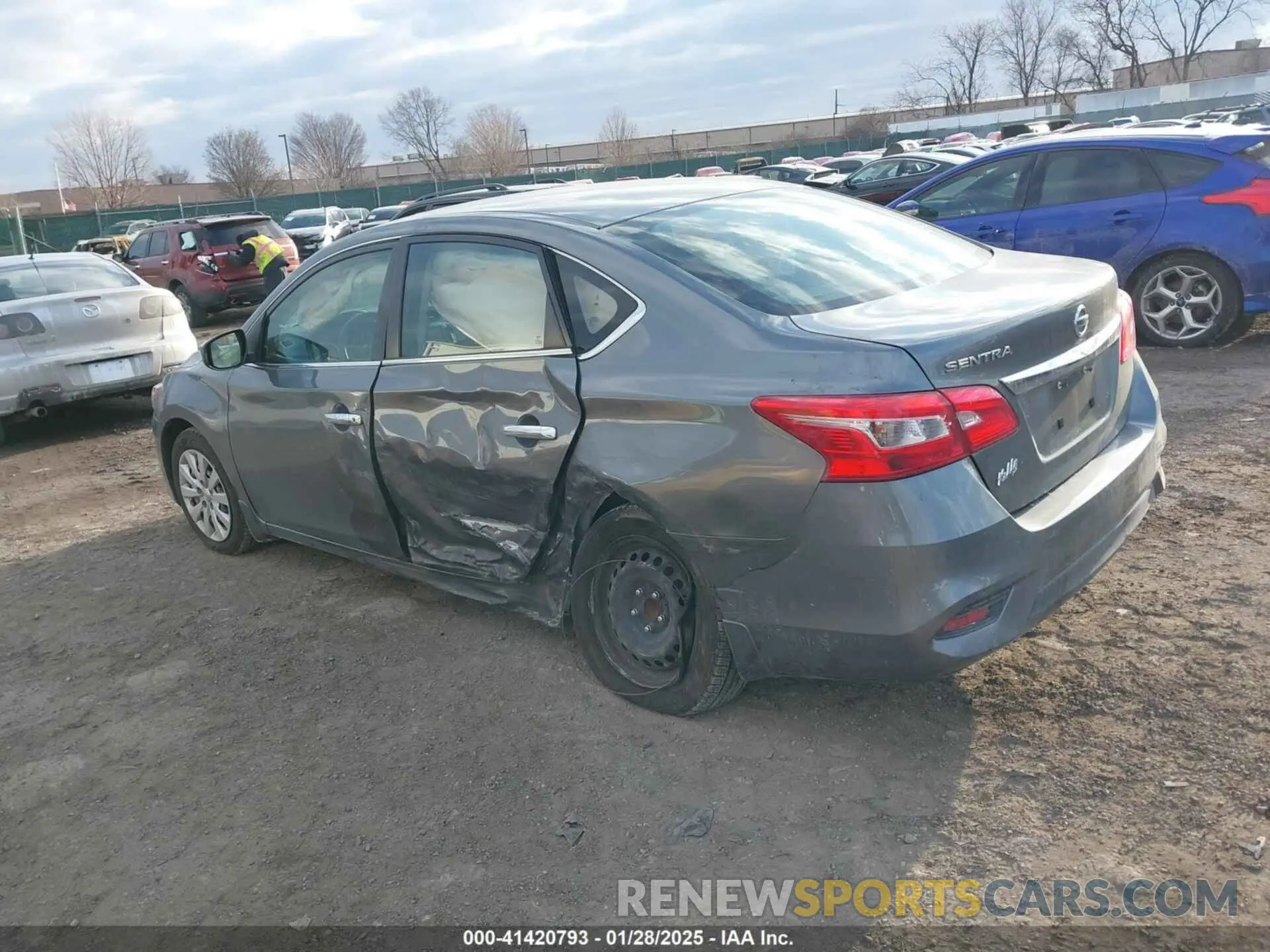 3 Photograph of a damaged car 3N1AB7AP8KY418028 NISSAN SENTRA 2019