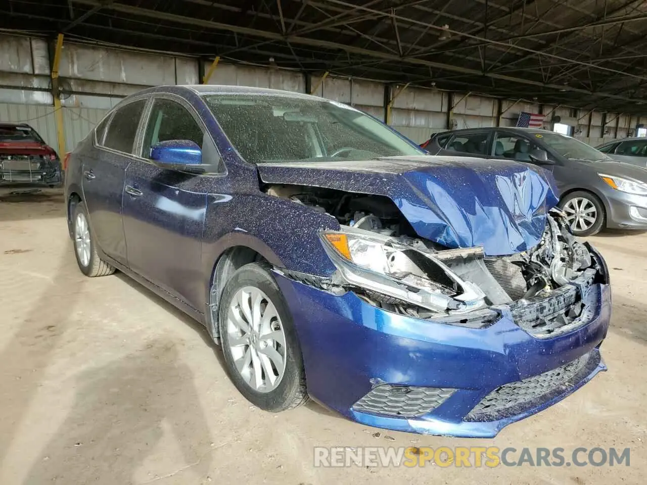 4 Photograph of a damaged car 3N1AB7AP8KY422113 NISSAN SENTRA 2019