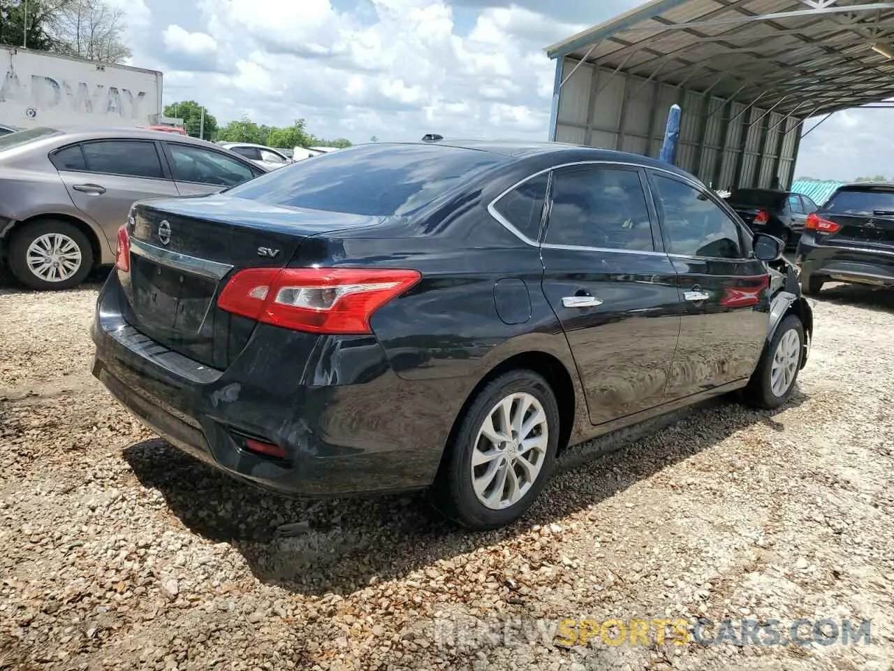 3 Photograph of a damaged car 3N1AB7AP8KY434648 NISSAN SENTRA 2019
