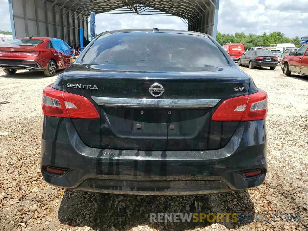 6 Photograph of a damaged car 3N1AB7AP8KY434648 NISSAN SENTRA 2019