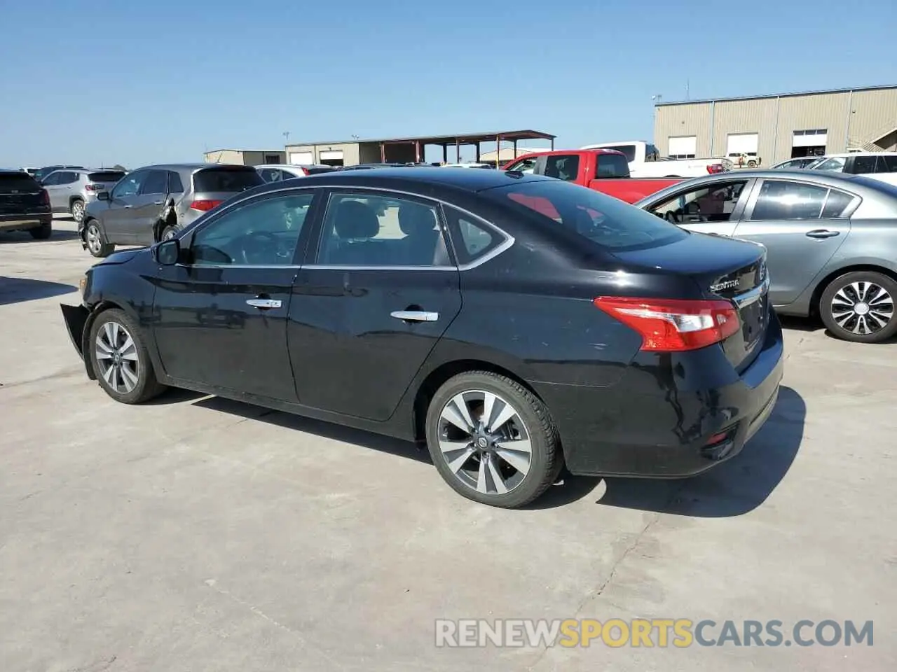2 Photograph of a damaged car 3N1AB7AP8KY435654 NISSAN SENTRA 2019
