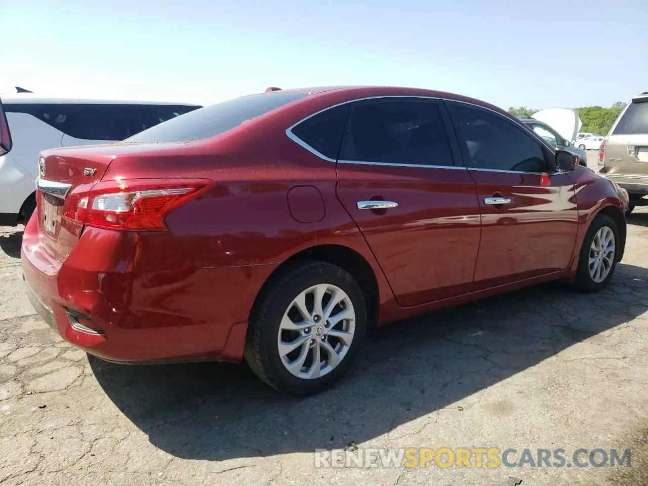 3 Photograph of a damaged car 3N1AB7AP8KY452891 NISSAN SENTRA 2019