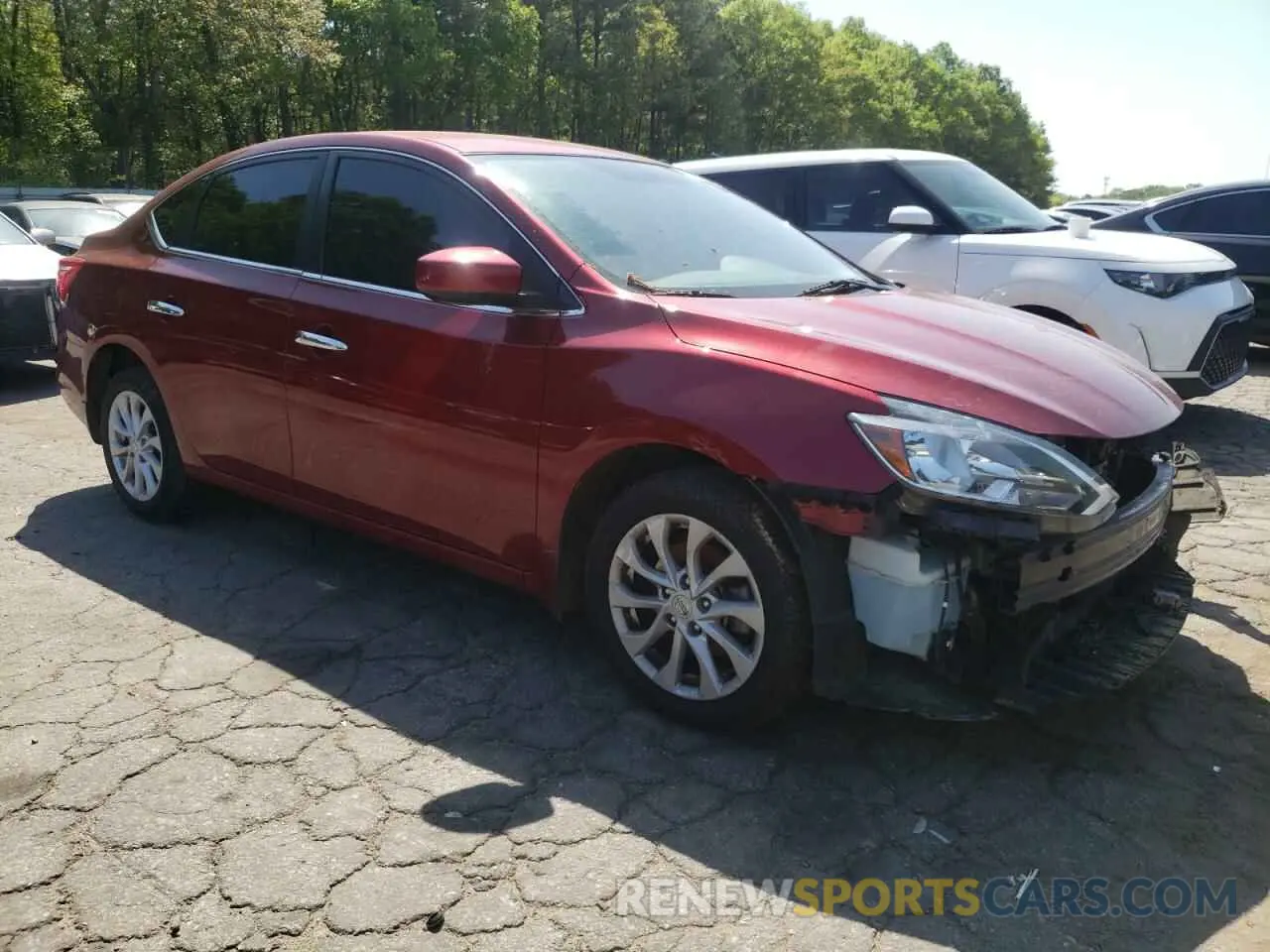4 Photograph of a damaged car 3N1AB7AP8KY452891 NISSAN SENTRA 2019