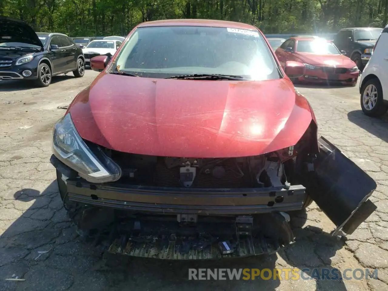5 Photograph of a damaged car 3N1AB7AP8KY452891 NISSAN SENTRA 2019
