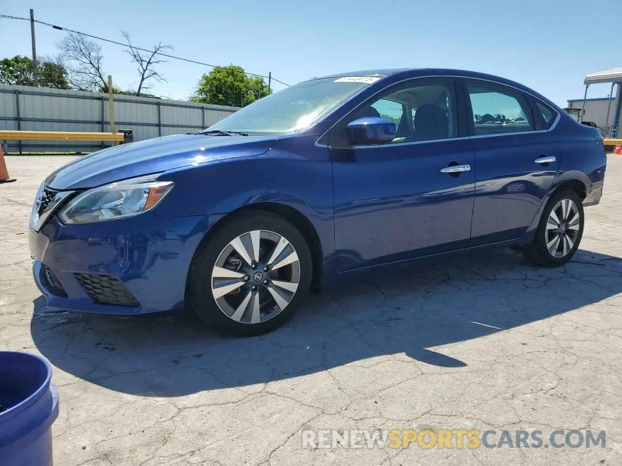 1 Photograph of a damaged car 3N1AB7AP8KY453037 NISSAN SENTRA 2019