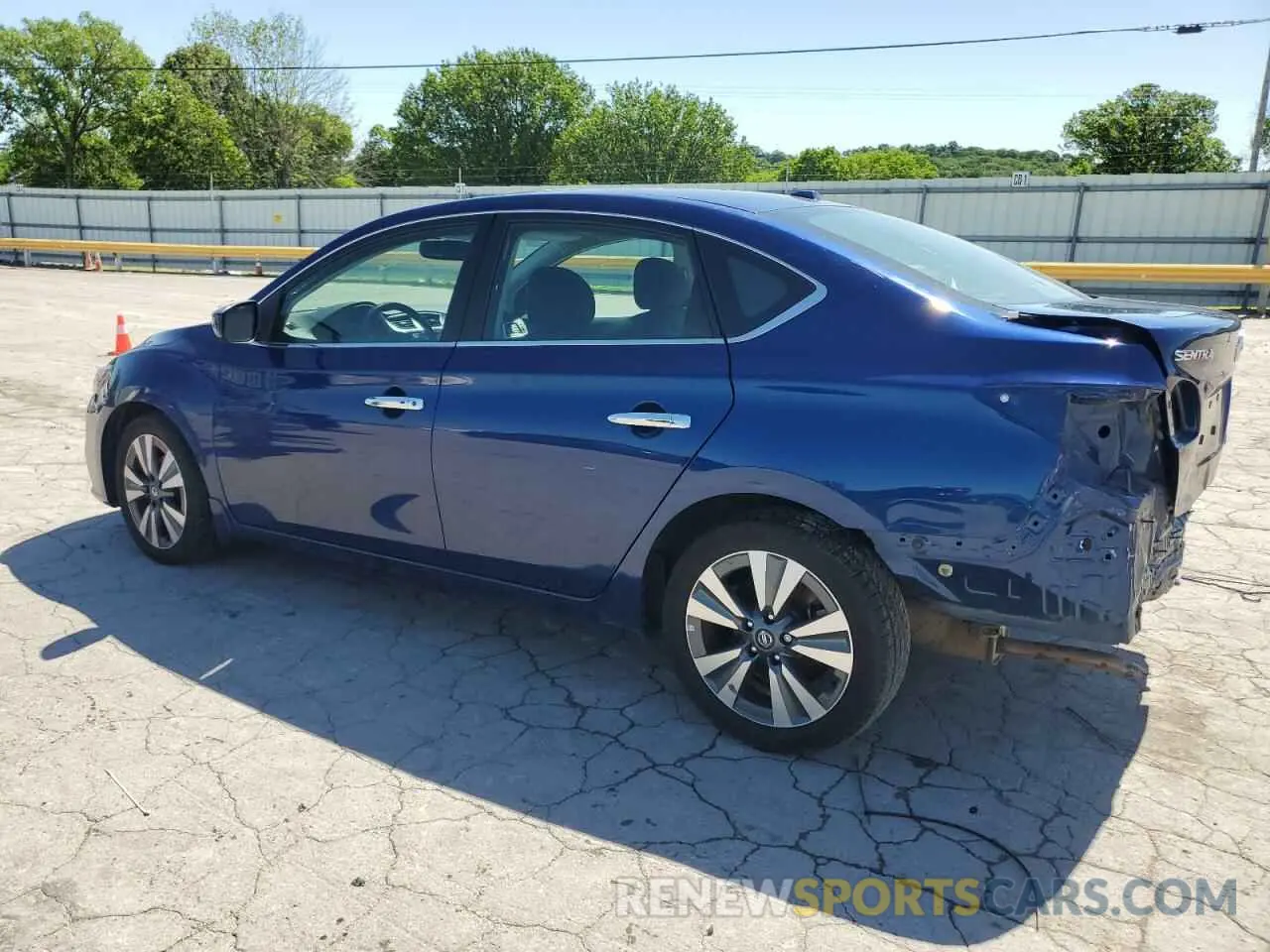 2 Photograph of a damaged car 3N1AB7AP8KY453037 NISSAN SENTRA 2019