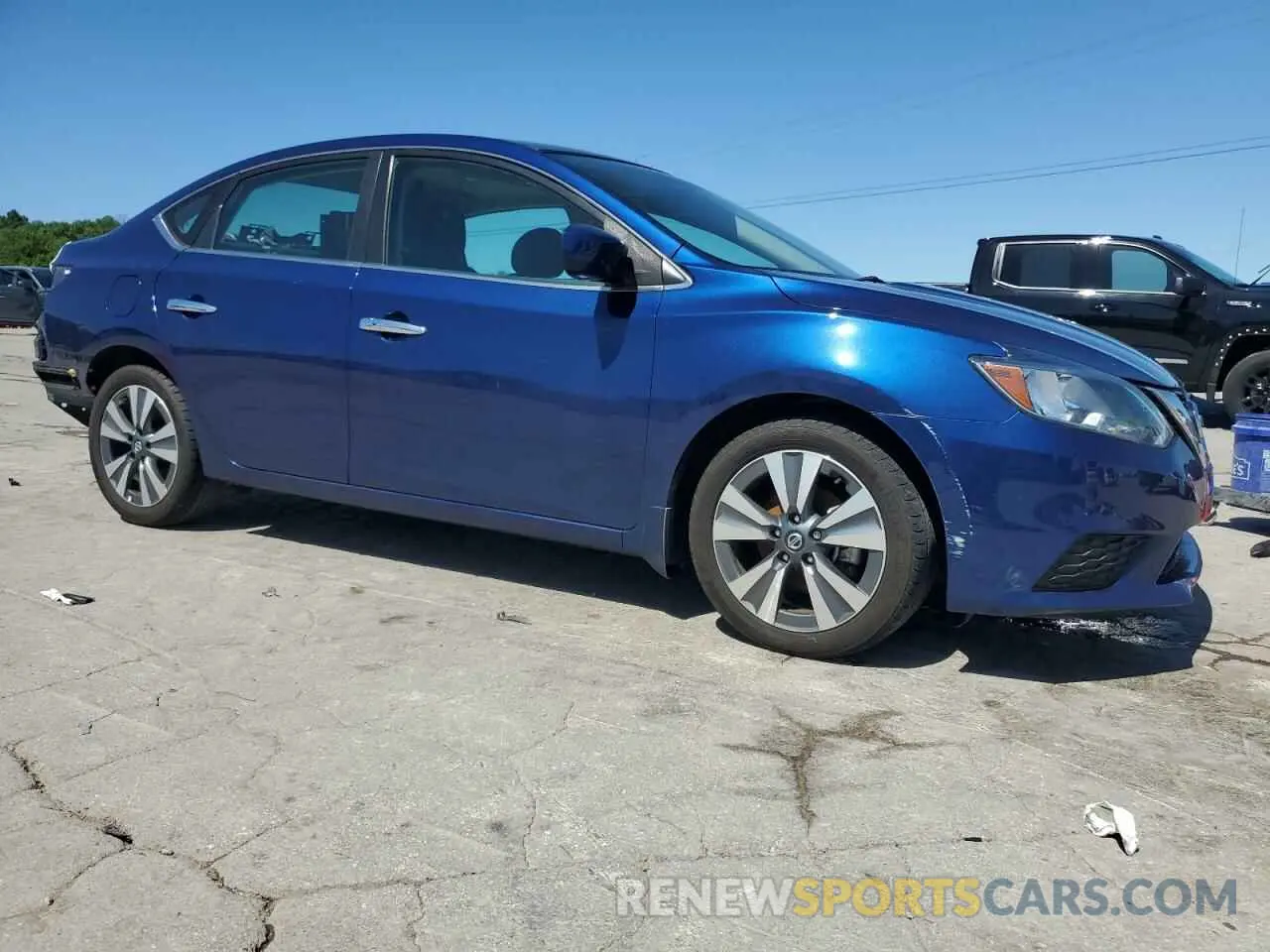 4 Photograph of a damaged car 3N1AB7AP8KY453037 NISSAN SENTRA 2019