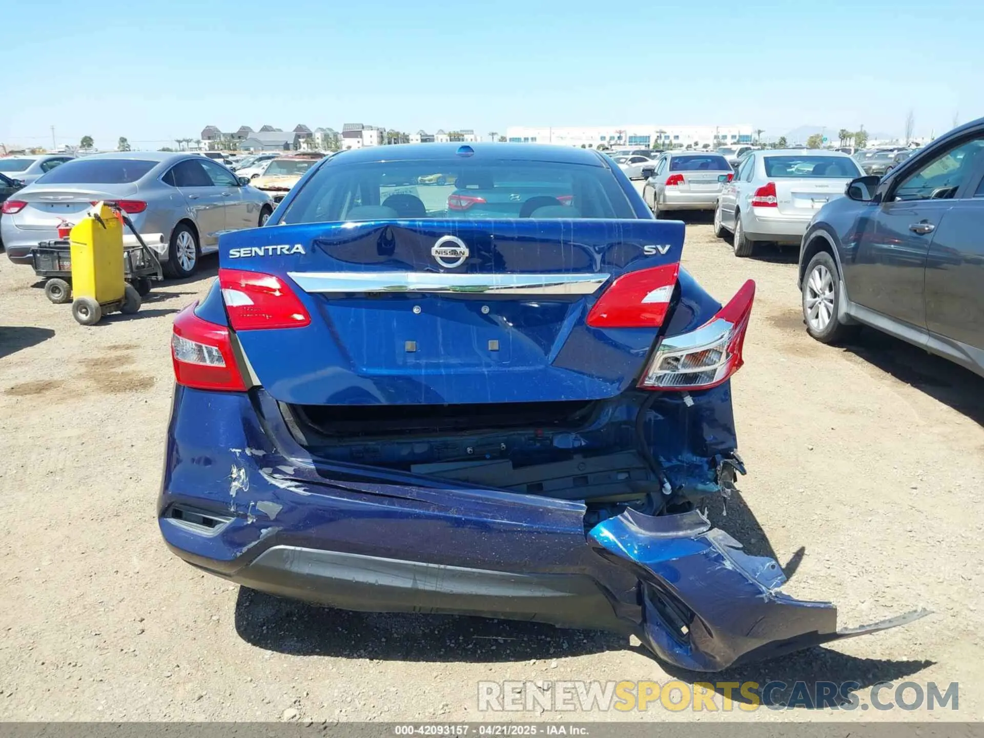 16 Photograph of a damaged car 3N1AB7AP8KY454026 NISSAN SENTRA 2019