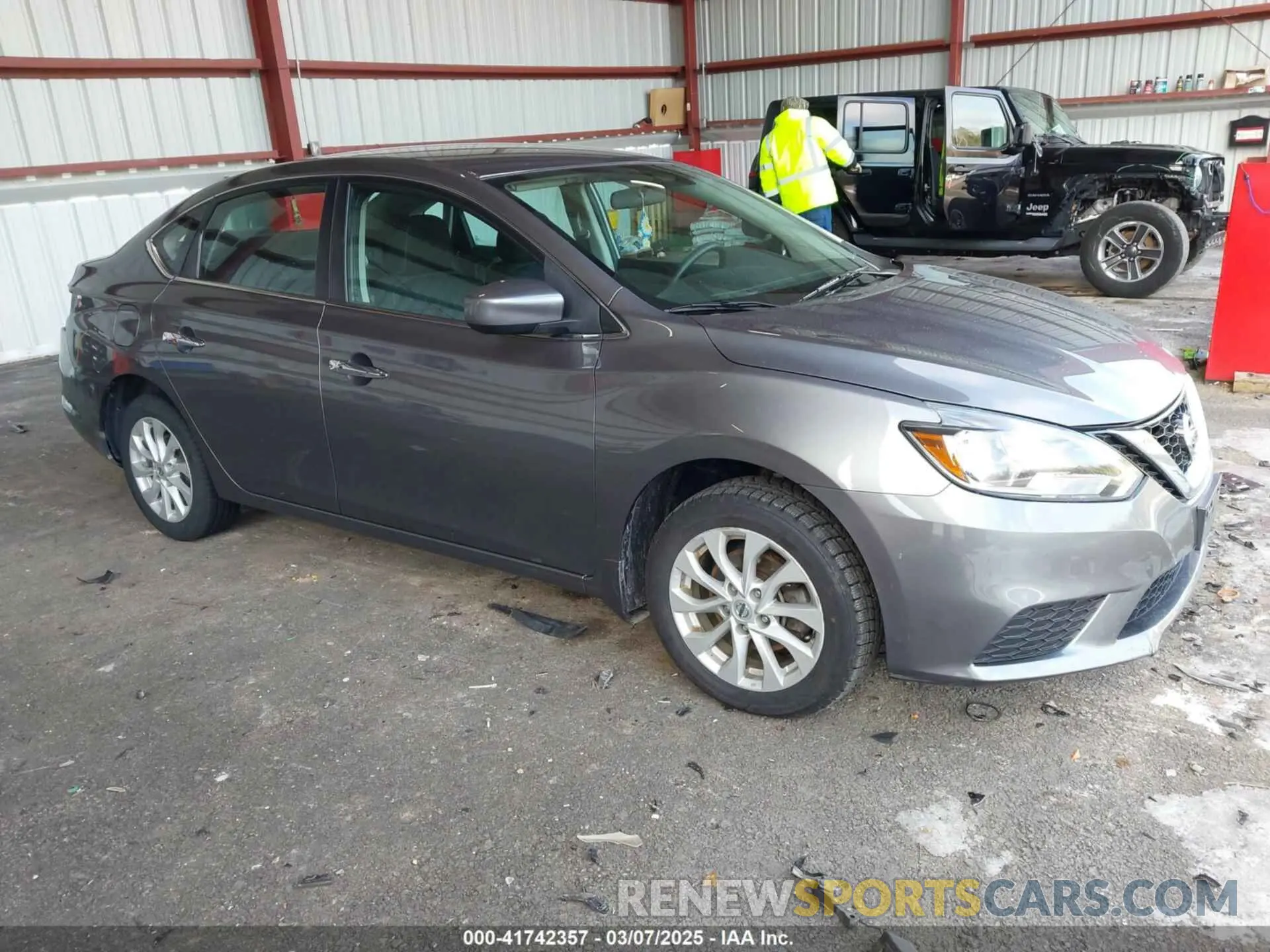 1 Photograph of a damaged car 3N1AB7AP8KY456729 NISSAN SENTRA 2019