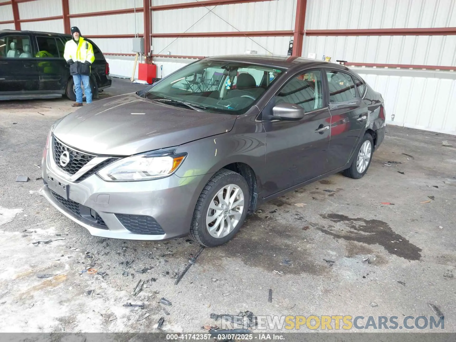 2 Photograph of a damaged car 3N1AB7AP8KY456729 NISSAN SENTRA 2019