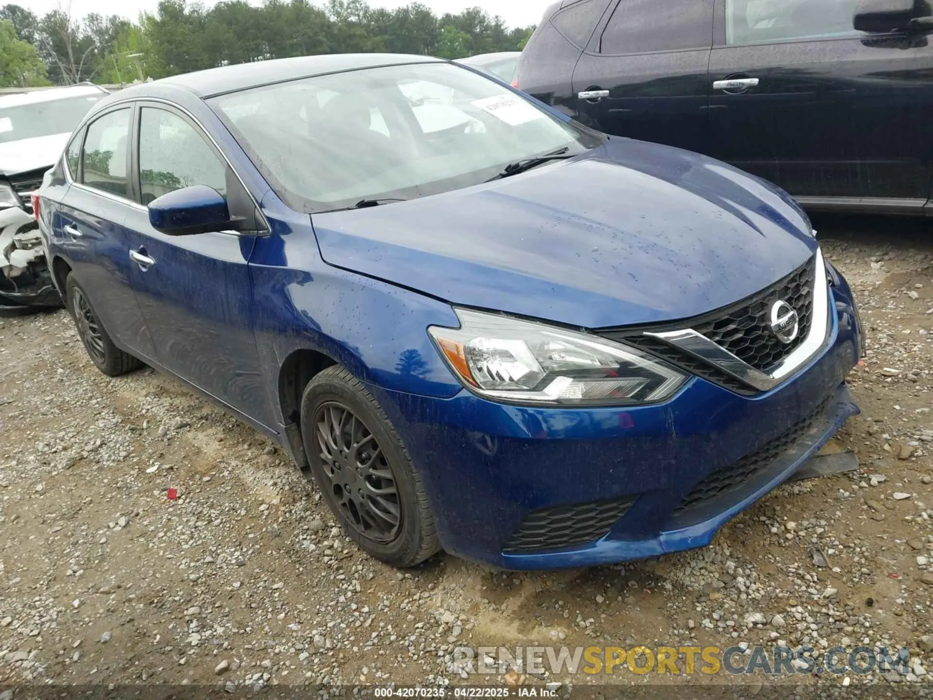 1 Photograph of a damaged car 3N1AB7AP8KY457461 NISSAN SENTRA 2019