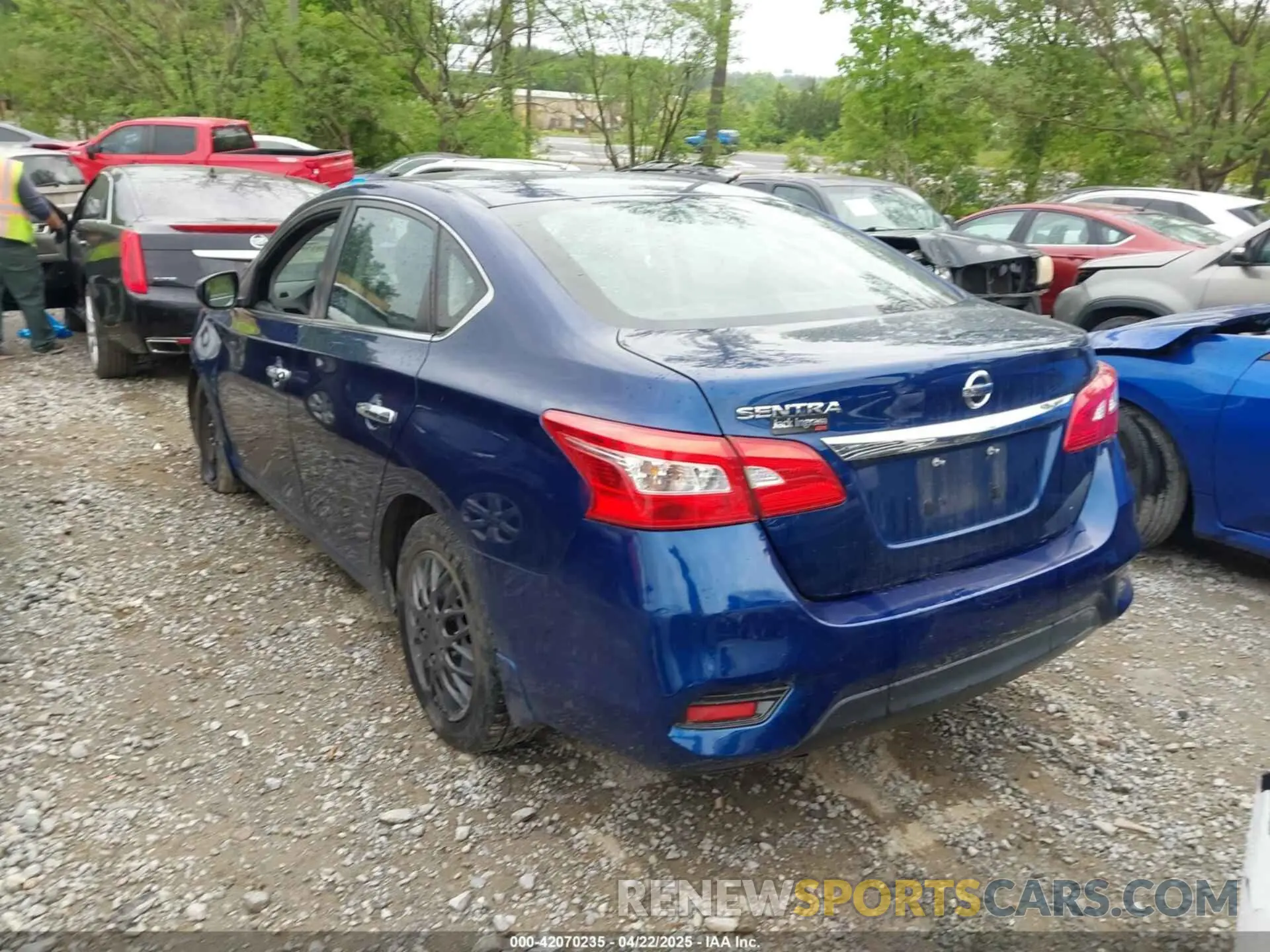 3 Photograph of a damaged car 3N1AB7AP8KY457461 NISSAN SENTRA 2019