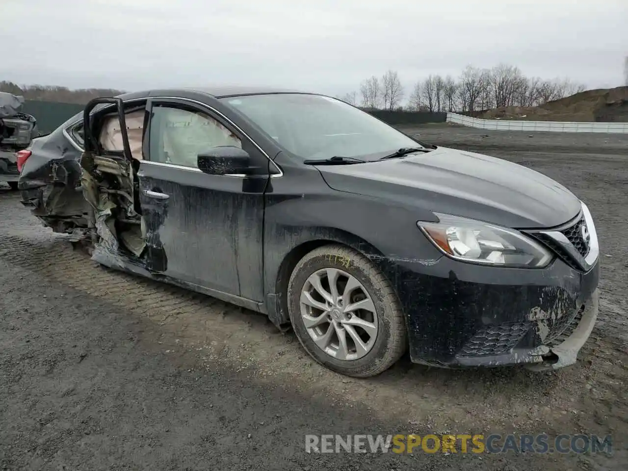 4 Photograph of a damaged car 3N1AB7AP9KL607199 NISSAN SENTRA 2019