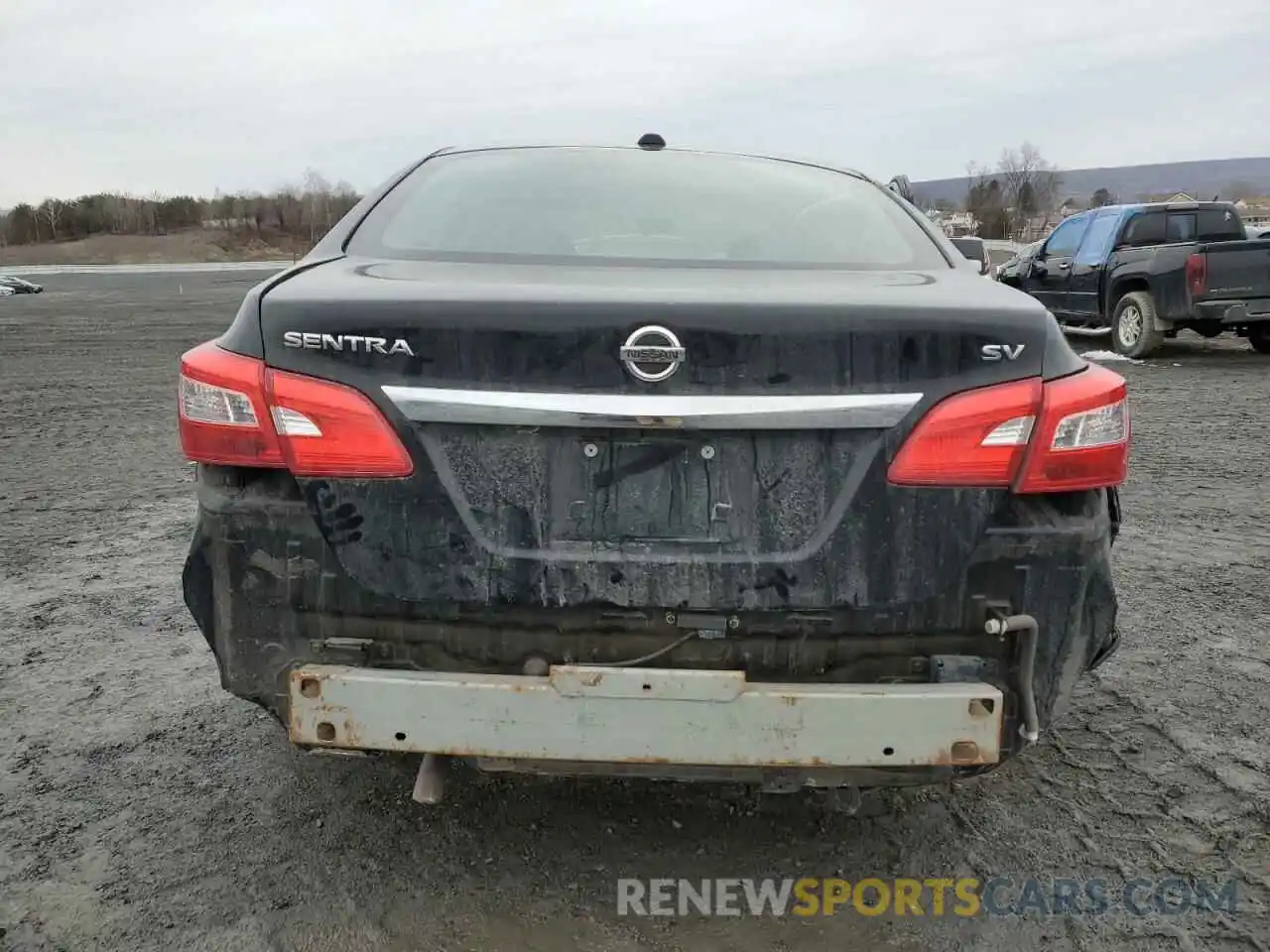 6 Photograph of a damaged car 3N1AB7AP9KL607199 NISSAN SENTRA 2019