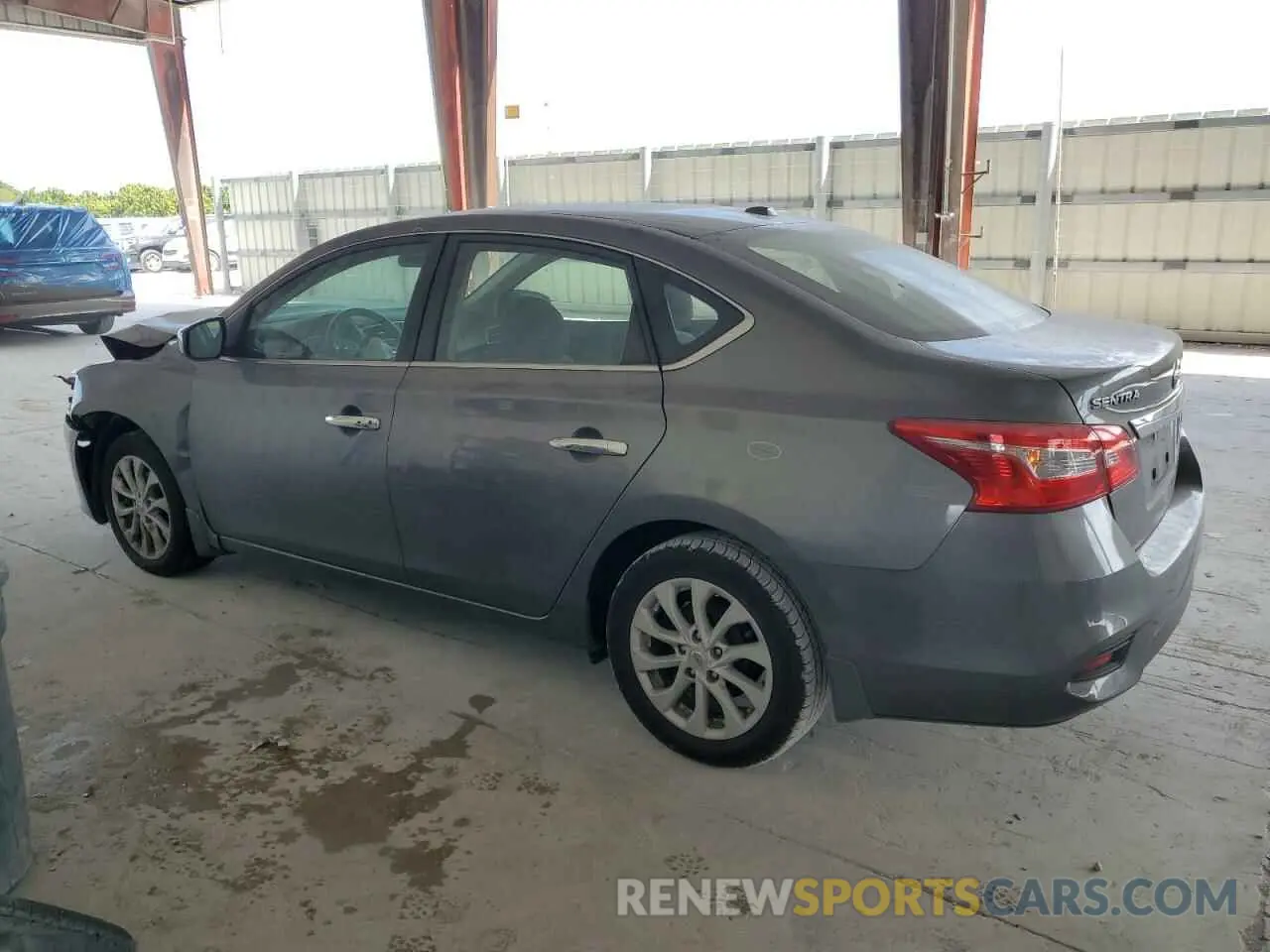 2 Photograph of a damaged car 3N1AB7AP9KL607459 NISSAN SENTRA 2019