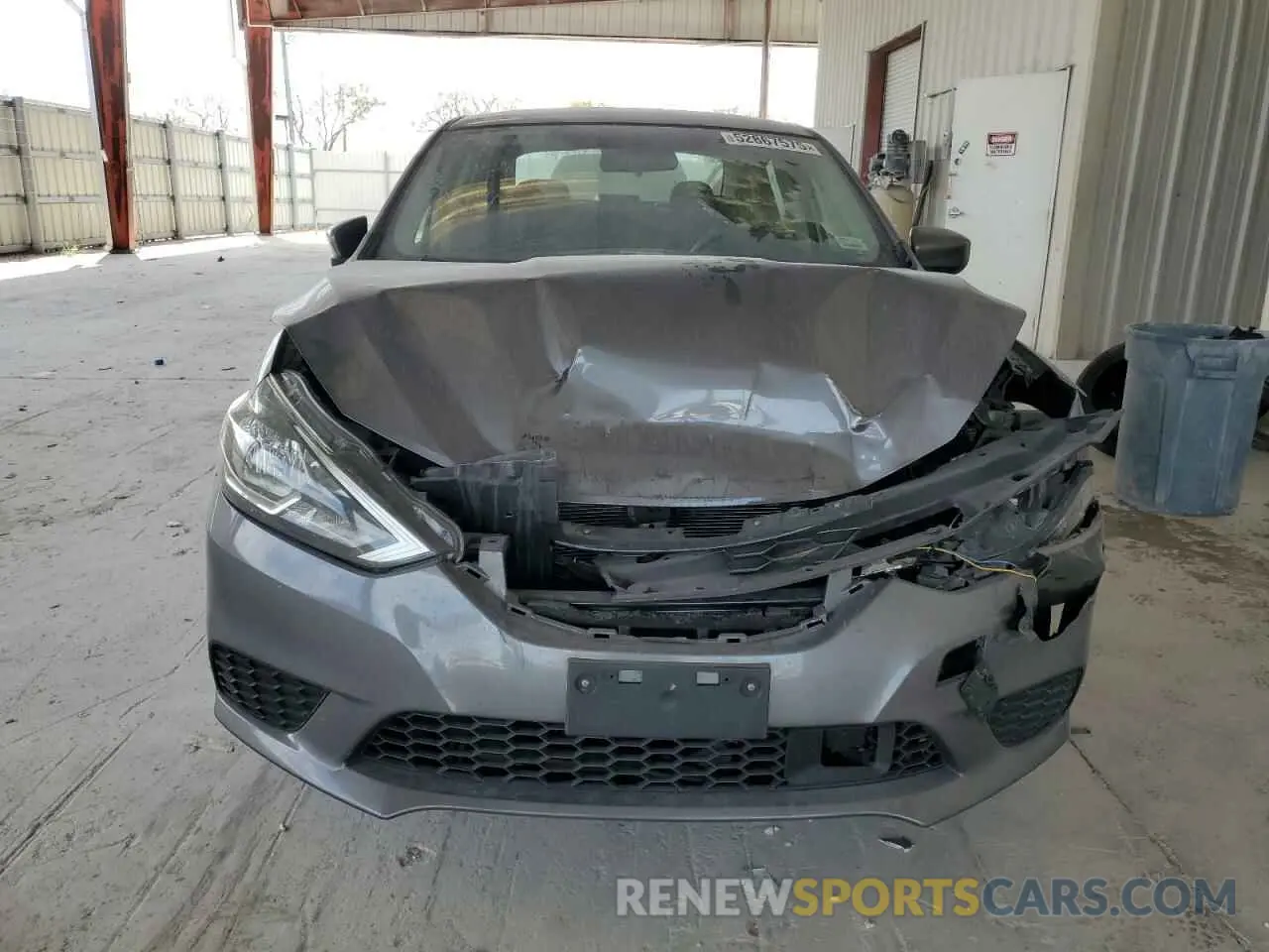 5 Photograph of a damaged car 3N1AB7AP9KL607459 NISSAN SENTRA 2019