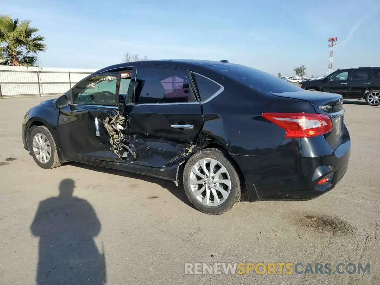 2 Photograph of a damaged car 3N1AB7AP9KL608434 NISSAN SENTRA 2019