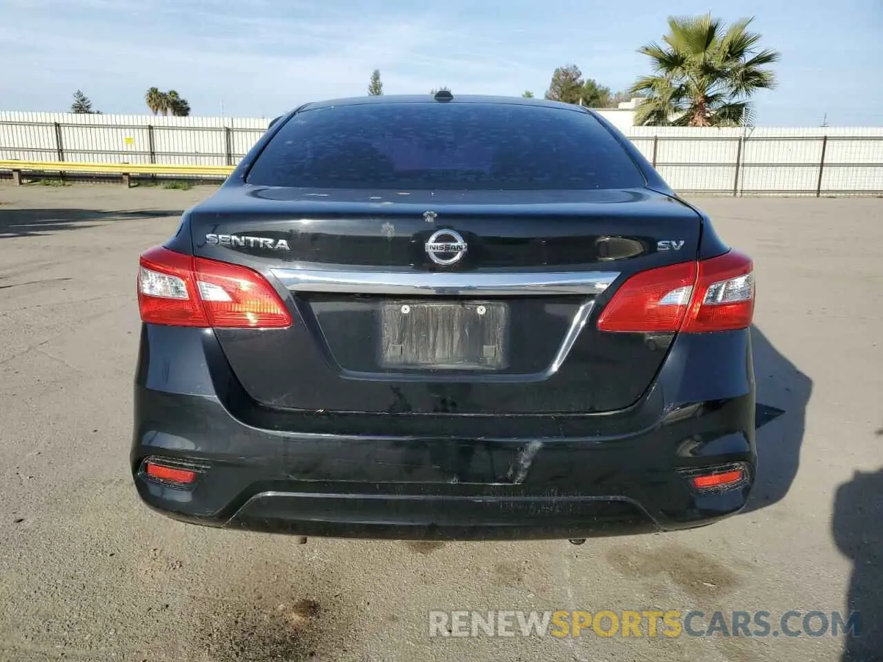 6 Photograph of a damaged car 3N1AB7AP9KL608434 NISSAN SENTRA 2019