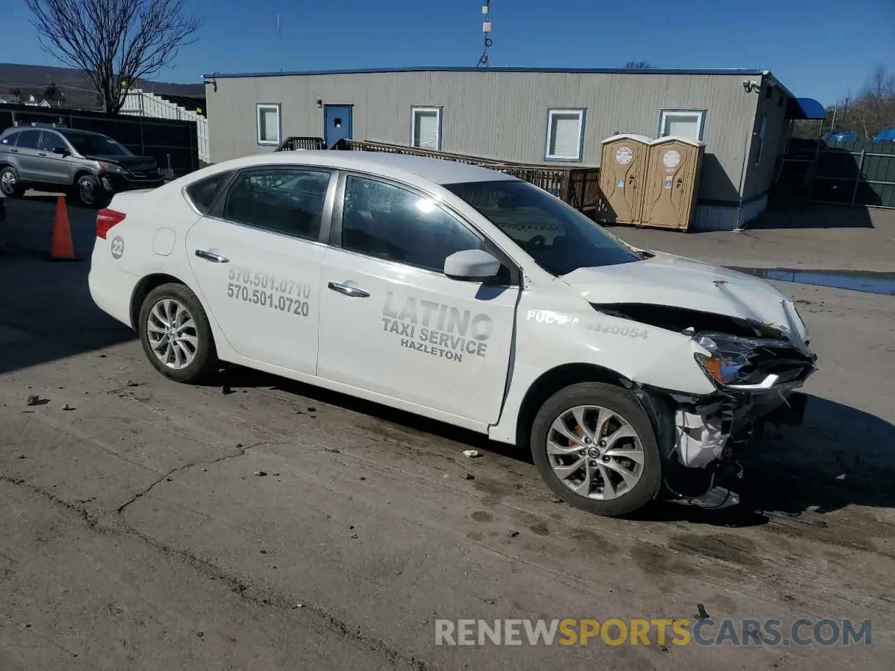 4 Photograph of a damaged car 3N1AB7AP9KL614153 NISSAN SENTRA 2019