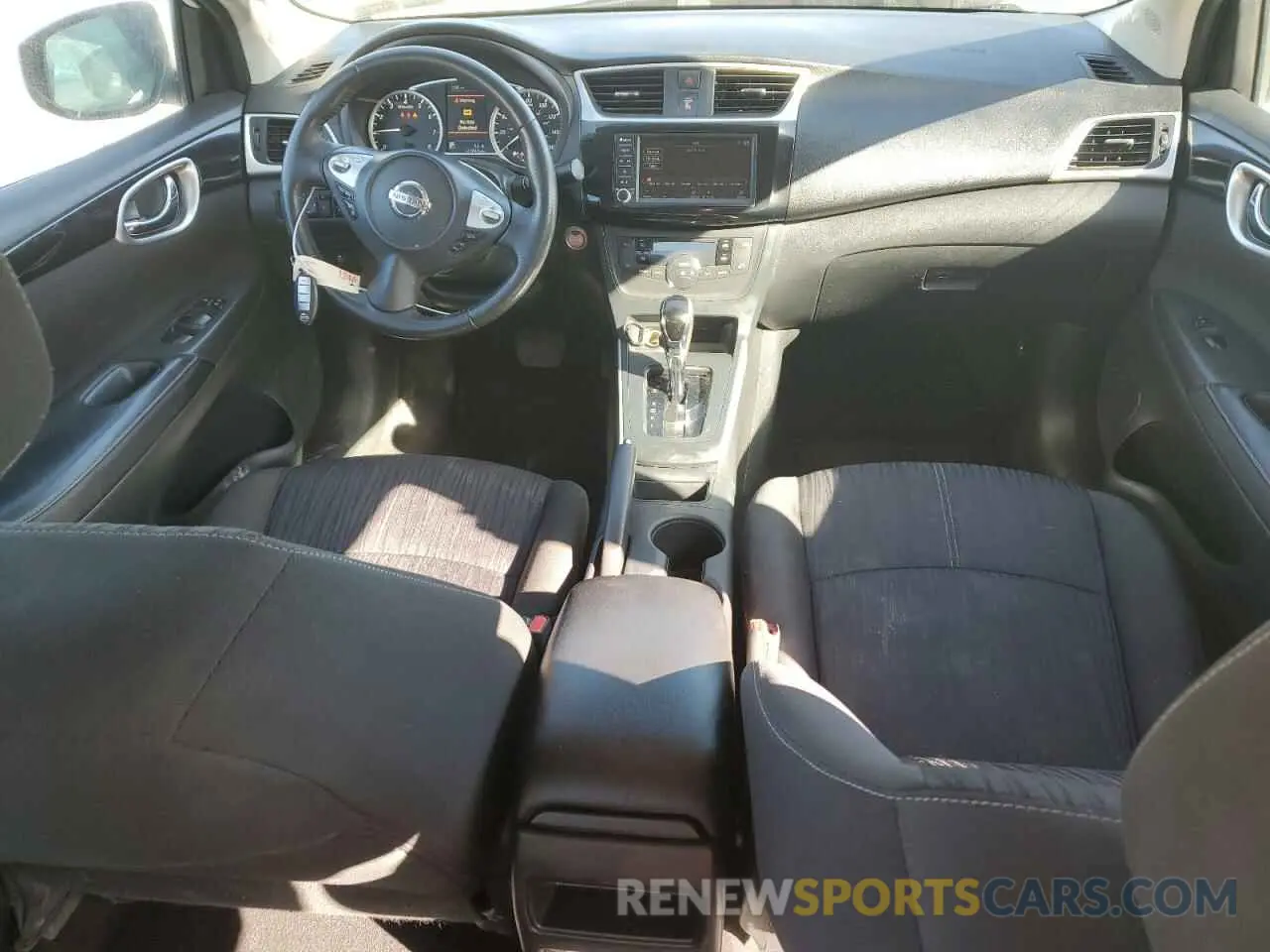 8 Photograph of a damaged car 3N1AB7AP9KL614153 NISSAN SENTRA 2019