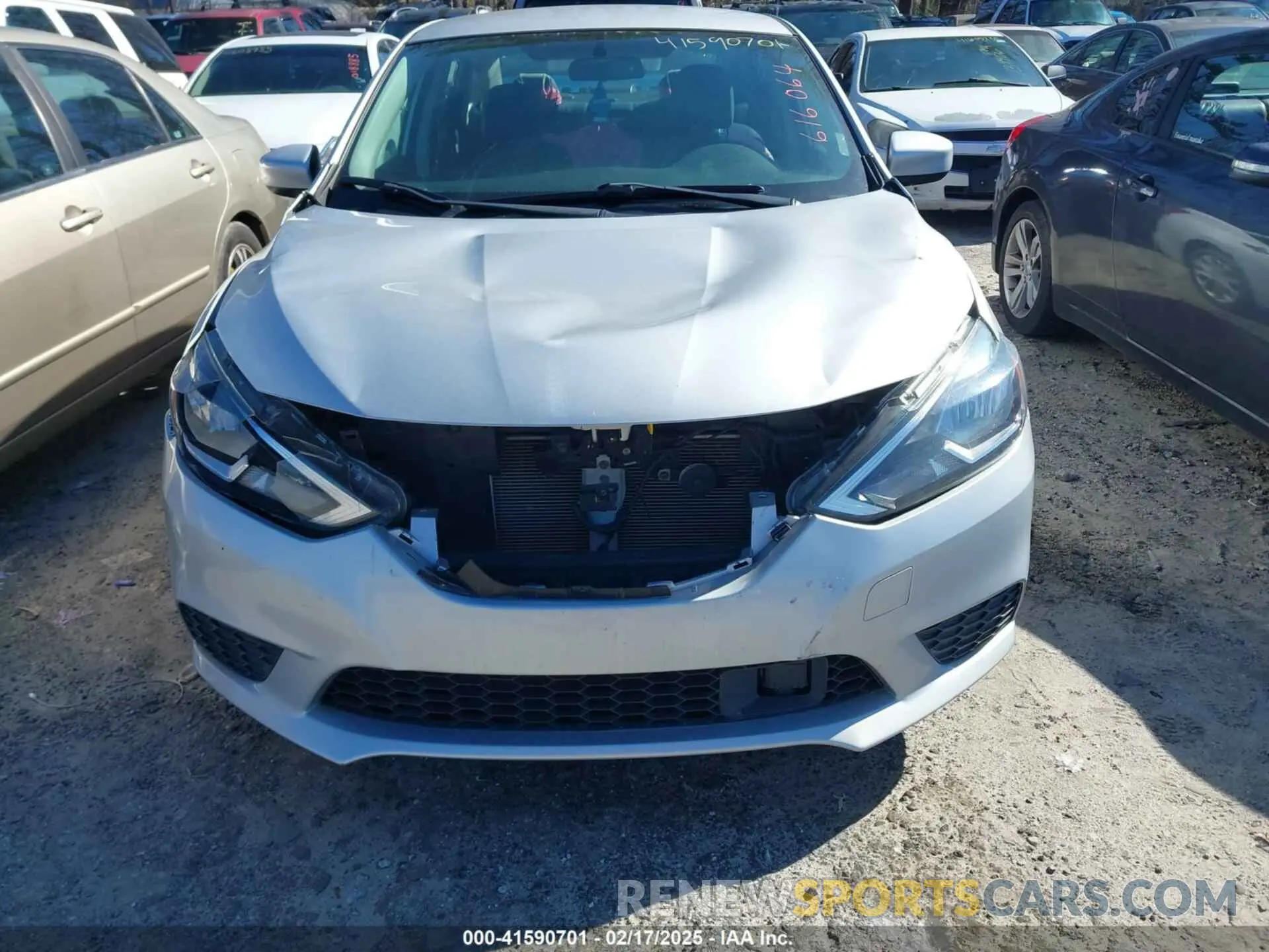 11 Photograph of a damaged car 3N1AB7AP9KL616064 NISSAN SENTRA 2019