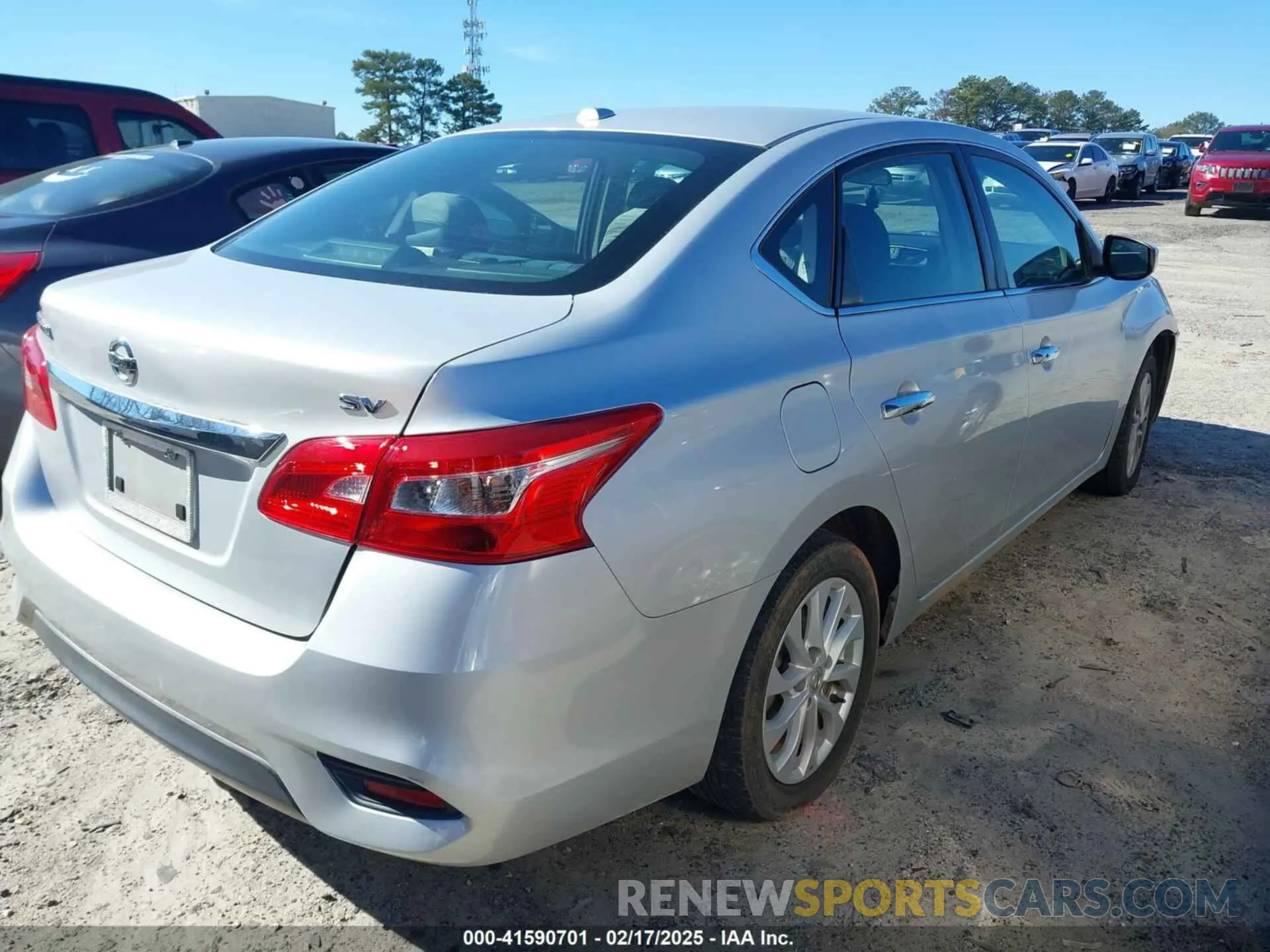 4 Photograph of a damaged car 3N1AB7AP9KL616064 NISSAN SENTRA 2019