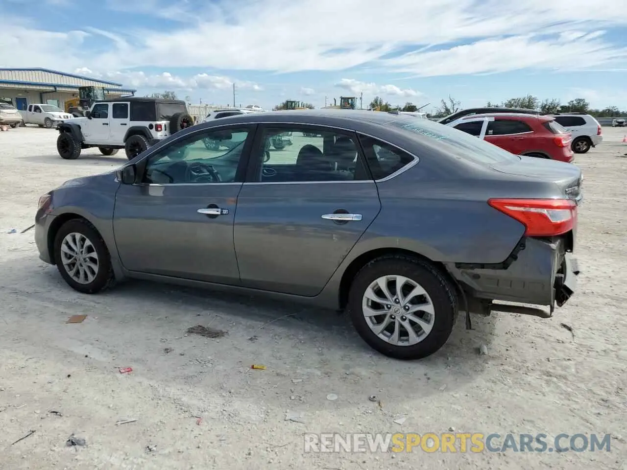 2 Photograph of a damaged car 3N1AB7AP9KL618526 NISSAN SENTRA 2019
