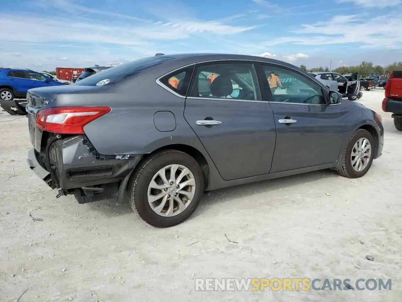3 Photograph of a damaged car 3N1AB7AP9KL618526 NISSAN SENTRA 2019