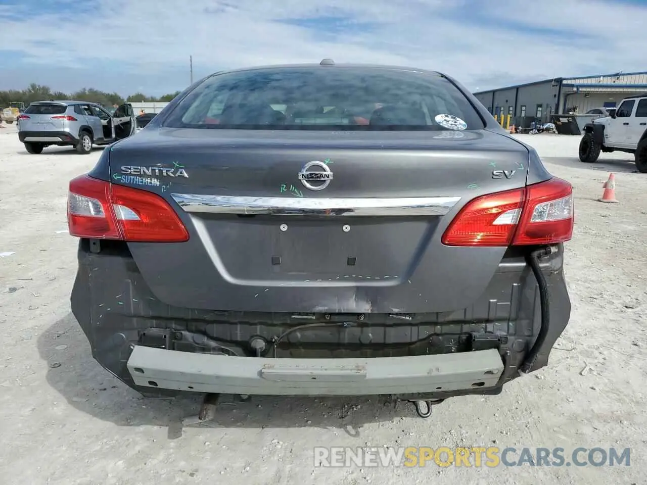 6 Photograph of a damaged car 3N1AB7AP9KL618526 NISSAN SENTRA 2019