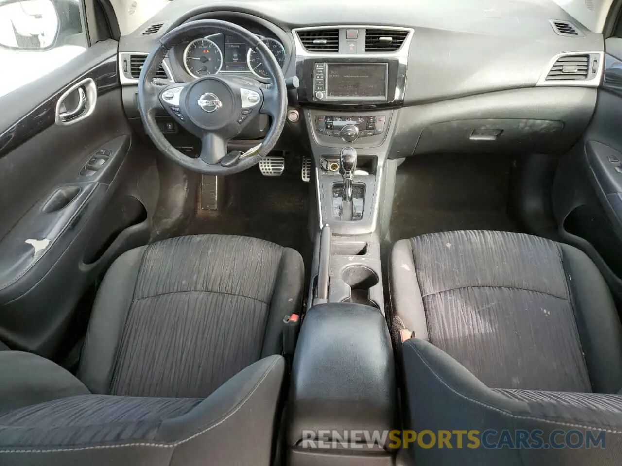 8 Photograph of a damaged car 3N1AB7AP9KL618526 NISSAN SENTRA 2019
