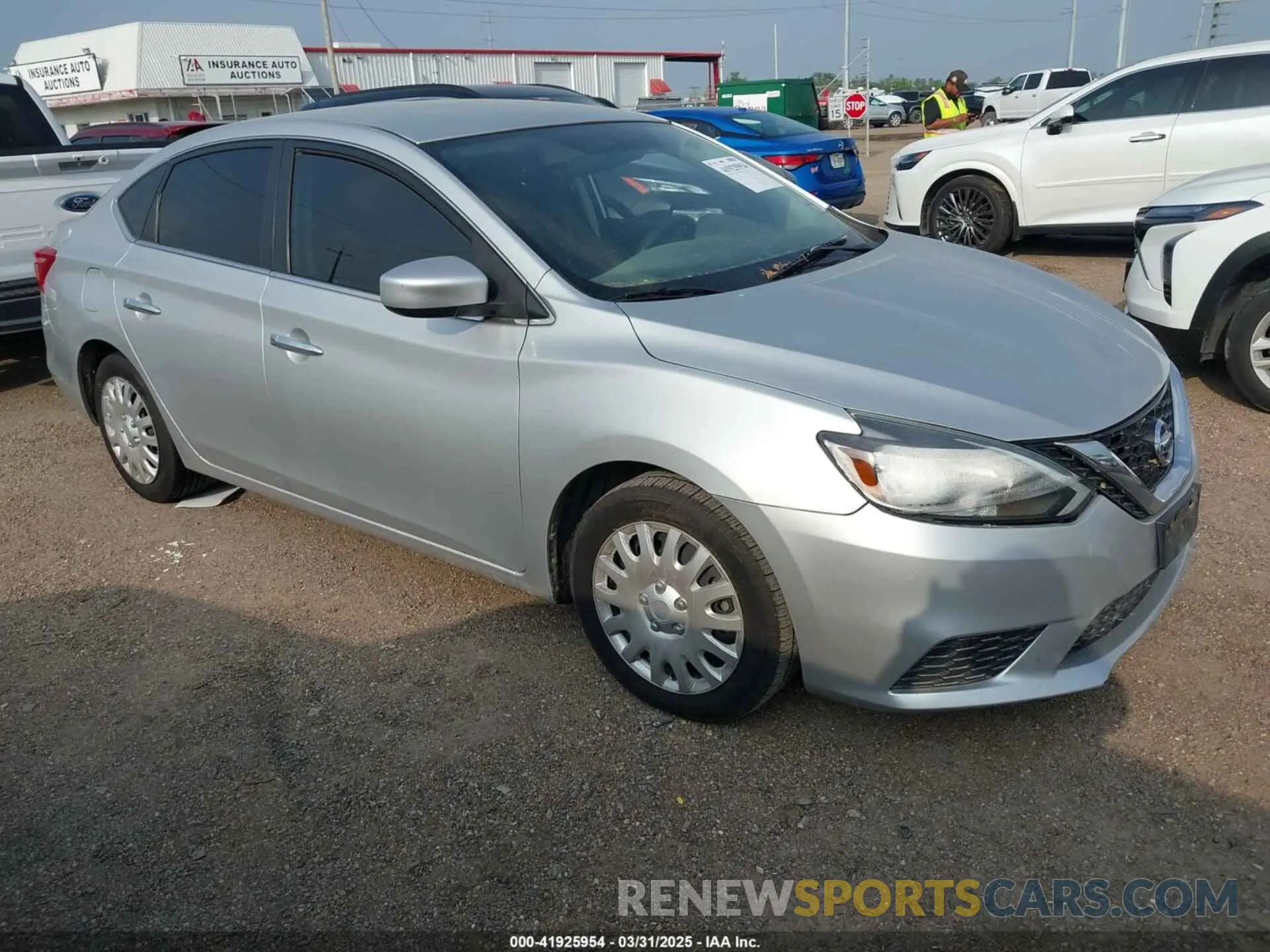 1 Photograph of a damaged car 3N1AB7AP9KY210627 NISSAN SENTRA 2019