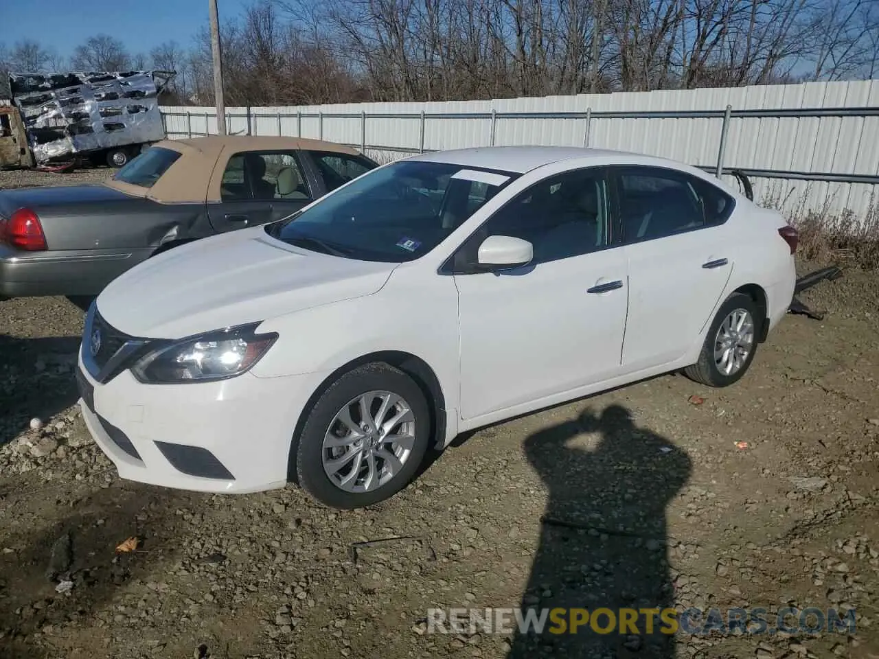 1 Photograph of a damaged car 3N1AB7AP9KY211079 NISSAN SENTRA 2019