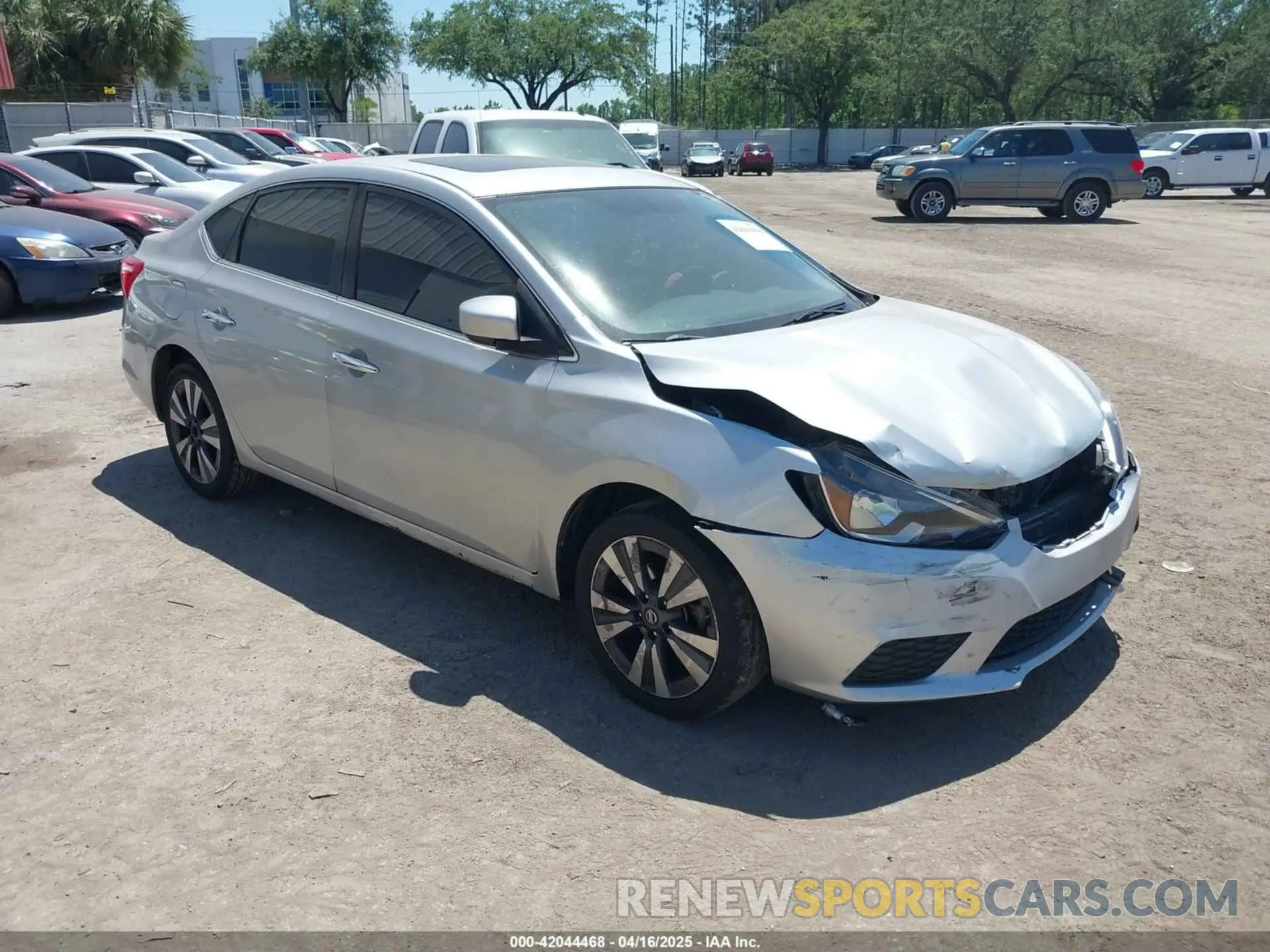1 Photograph of a damaged car 3N1AB7AP9KY211115 NISSAN SENTRA 2019