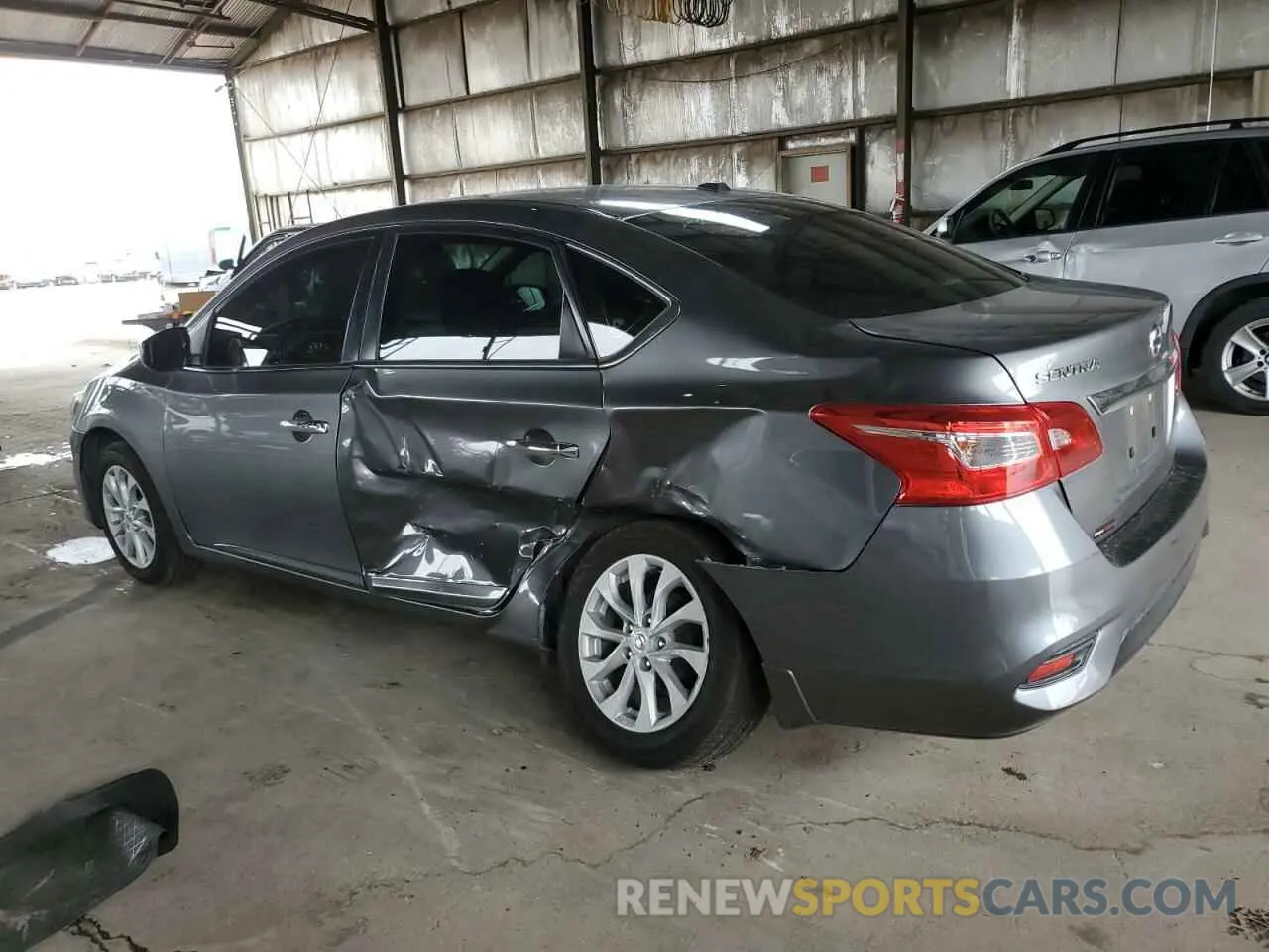 2 Photograph of a damaged car 3N1AB7AP9KY219229 NISSAN SENTRA 2019
