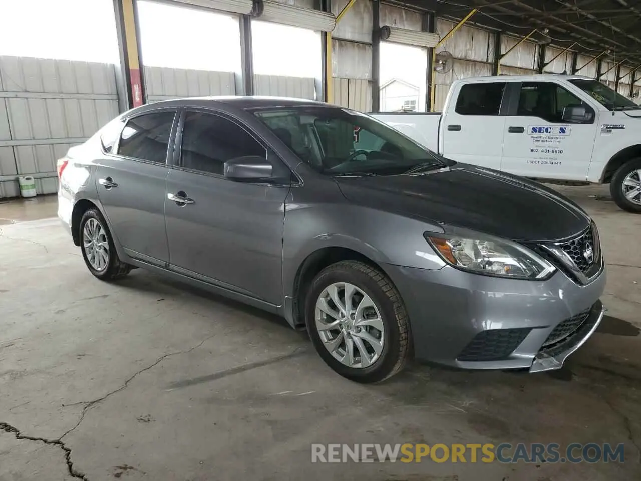 4 Photograph of a damaged car 3N1AB7AP9KY219229 NISSAN SENTRA 2019