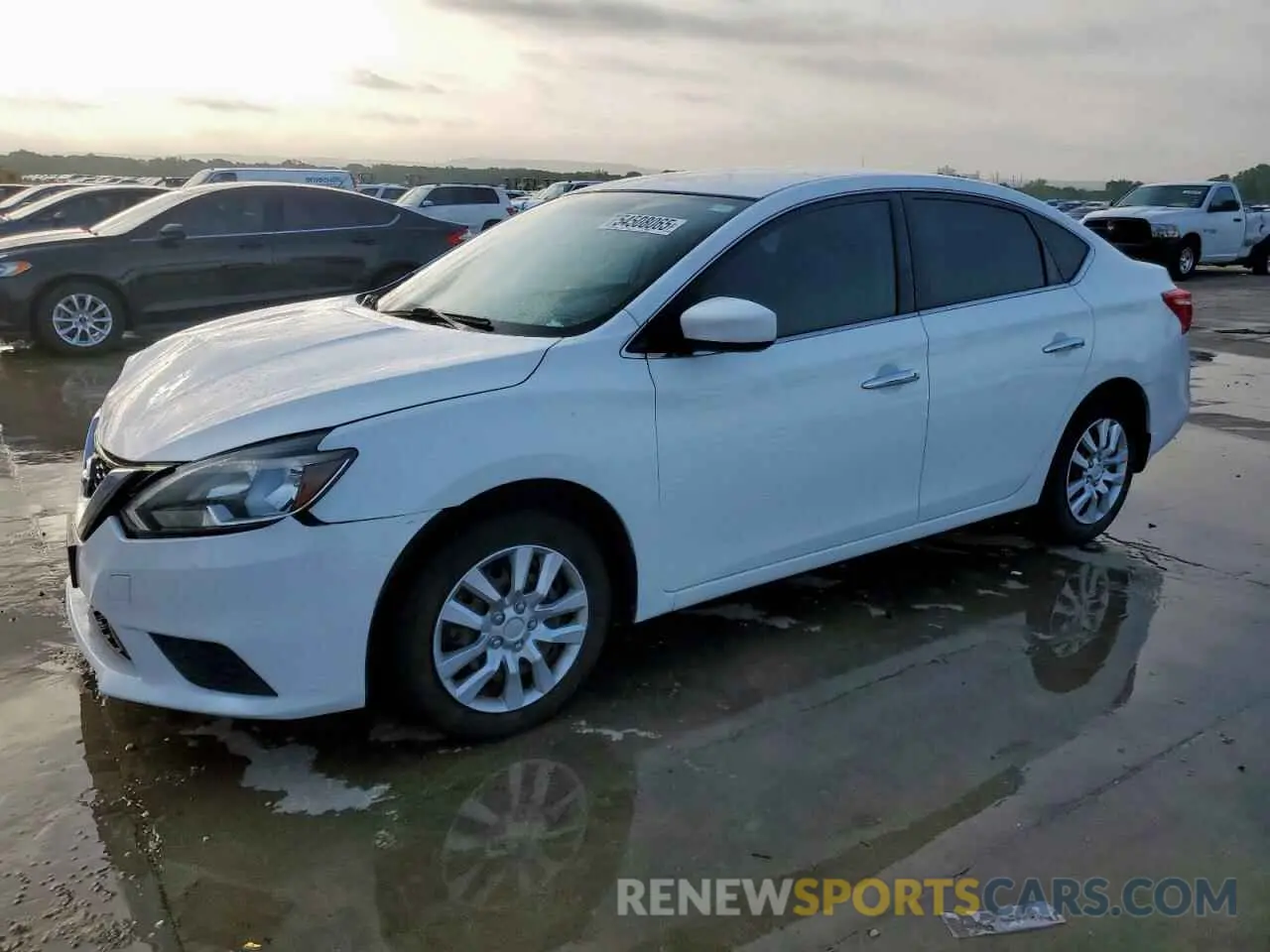 1 Photograph of a damaged car 3N1AB7AP9KY220123 NISSAN SENTRA 2019