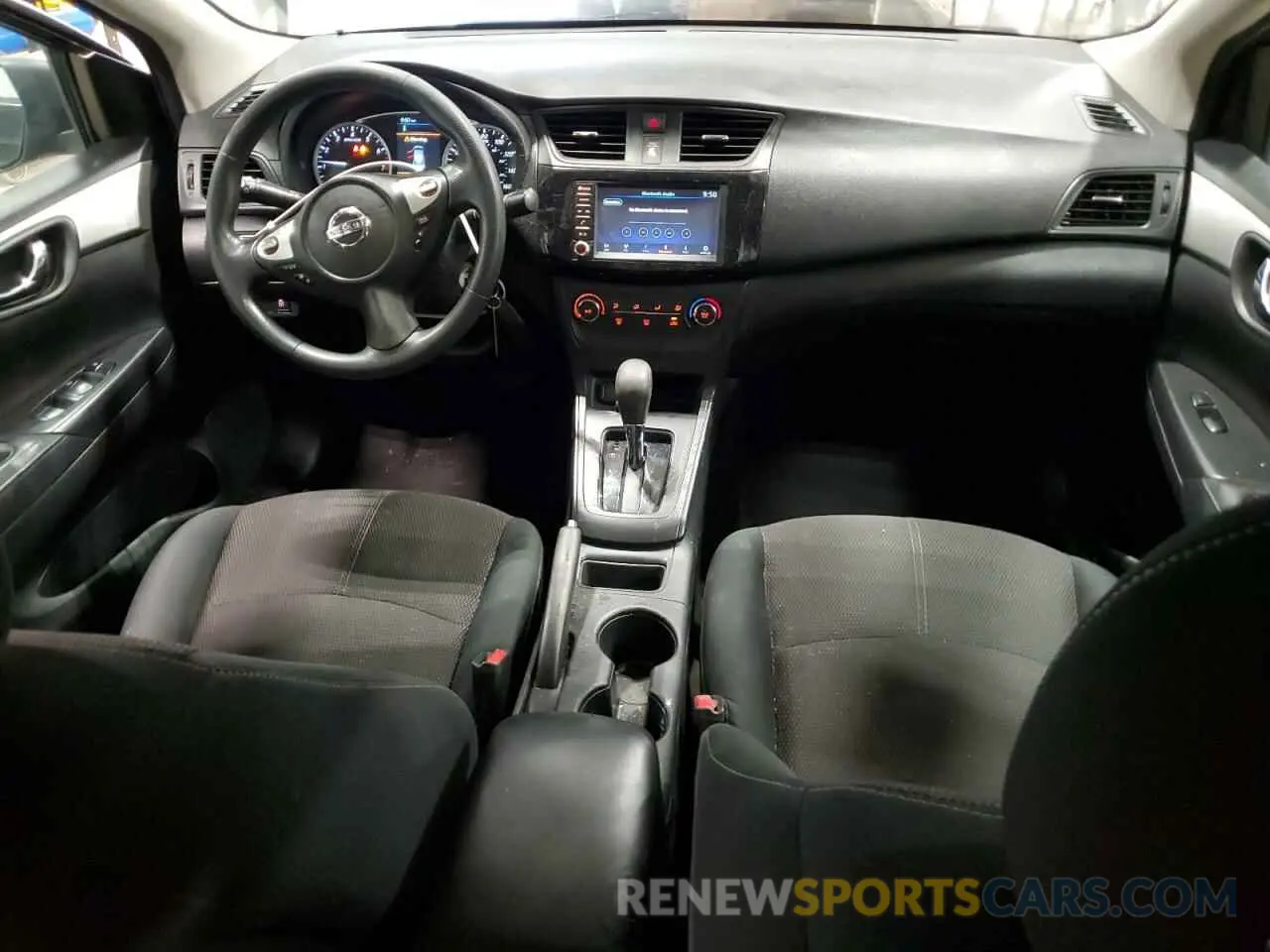 8 Photograph of a damaged car 3N1AB7AP9KY221496 NISSAN SENTRA 2019