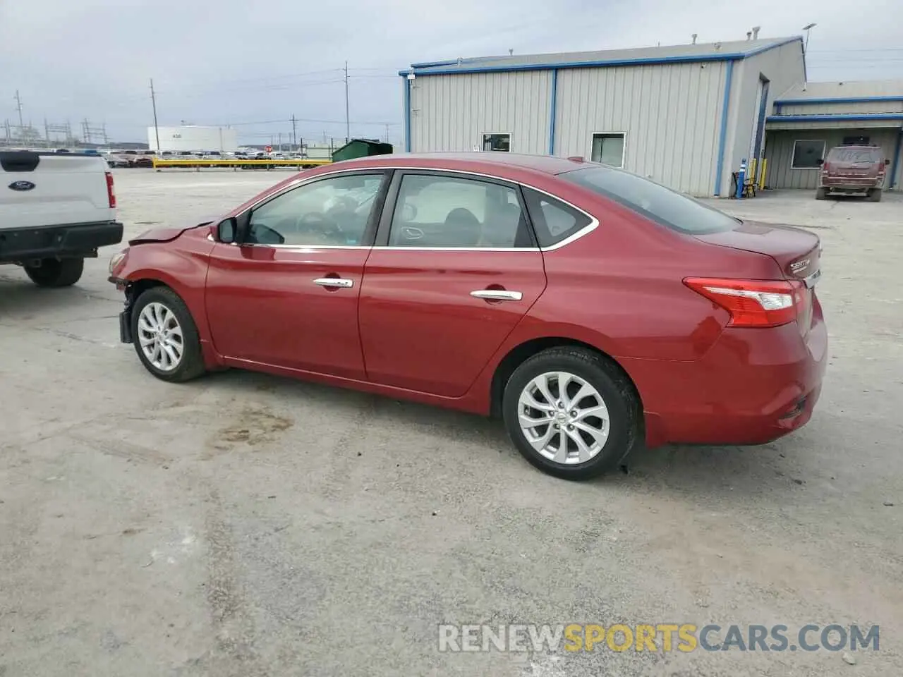 2 Photograph of a damaged car 3N1AB7AP9KY225371 NISSAN SENTRA 2019
