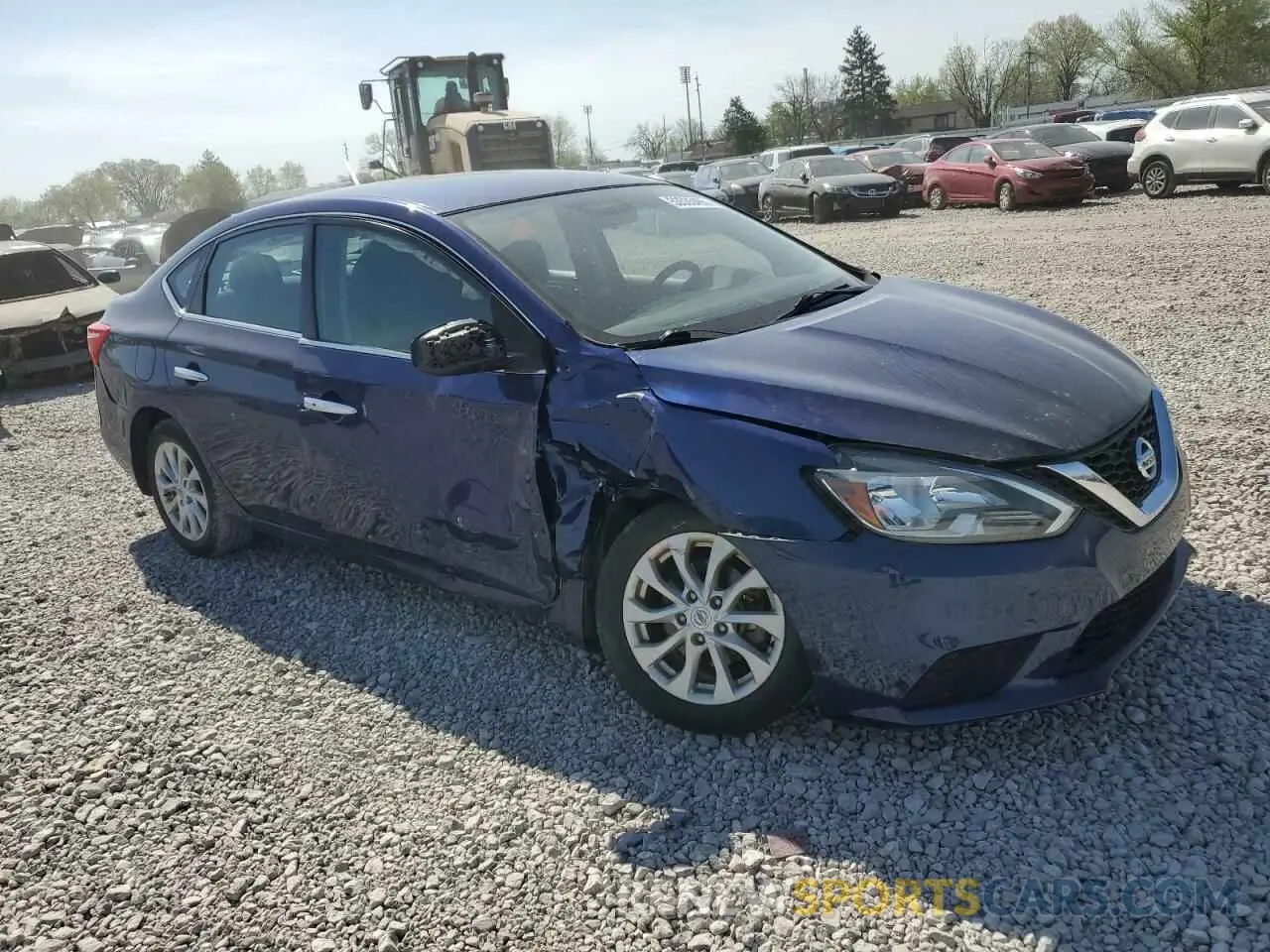 4 Photograph of a damaged car 3N1AB7AP9KY230263 NISSAN SENTRA 2019