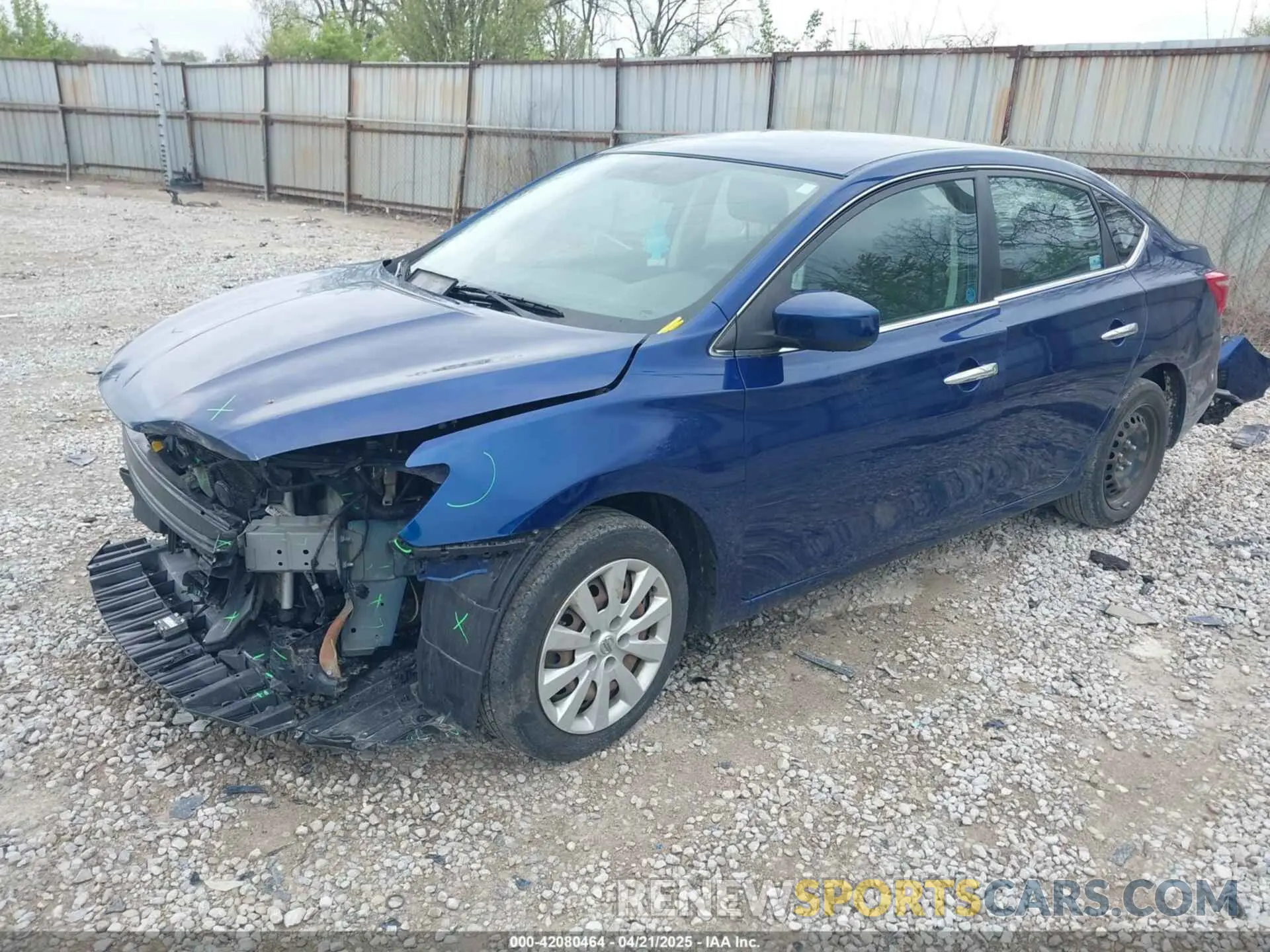 2 Photograph of a damaged car 3N1AB7AP9KY241490 NISSAN SENTRA 2019