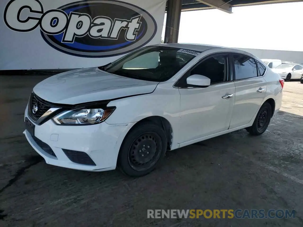 1 Photograph of a damaged car 3N1AB7AP9KY244437 NISSAN SENTRA 2019