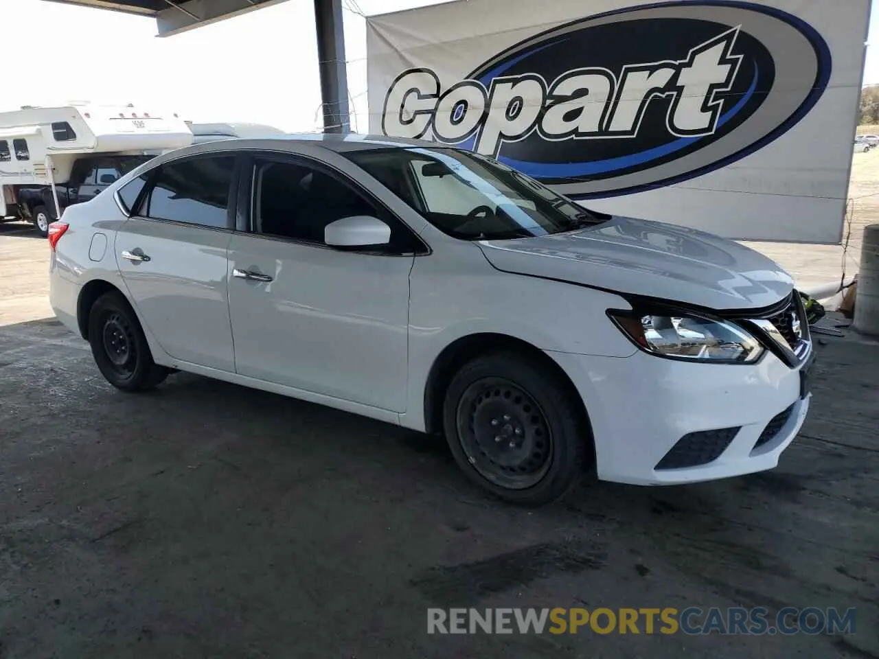 4 Photograph of a damaged car 3N1AB7AP9KY244437 NISSAN SENTRA 2019