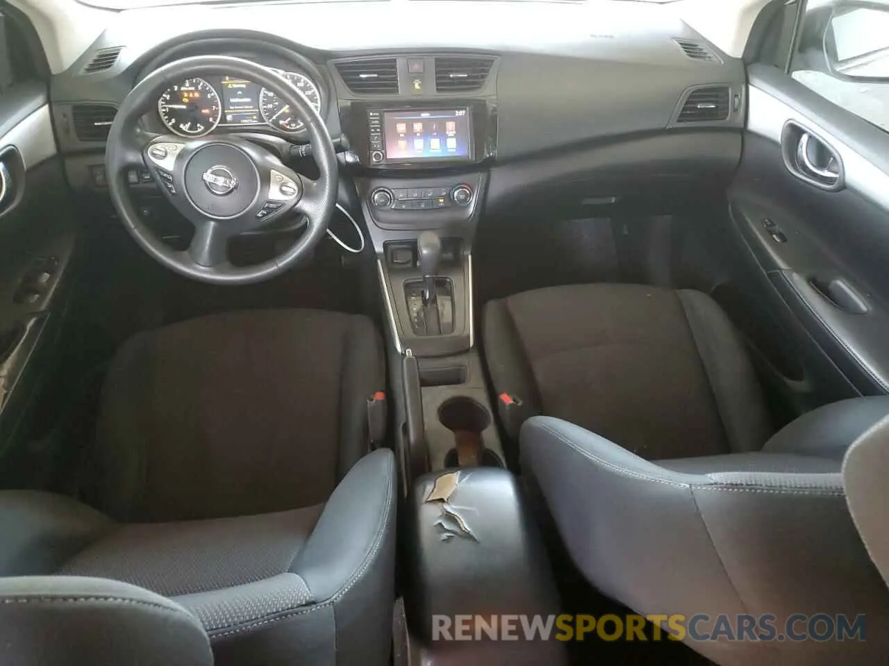 8 Photograph of a damaged car 3N1AB7AP9KY244437 NISSAN SENTRA 2019