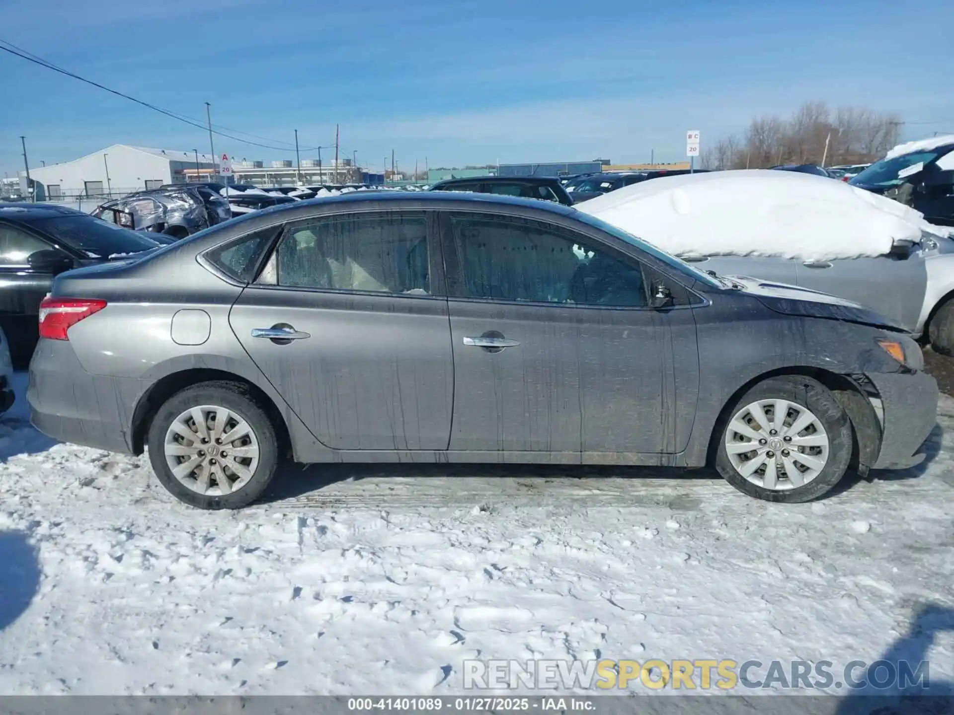 13 Photograph of a damaged car 3N1AB7AP9KY245295 NISSAN SENTRA 2019