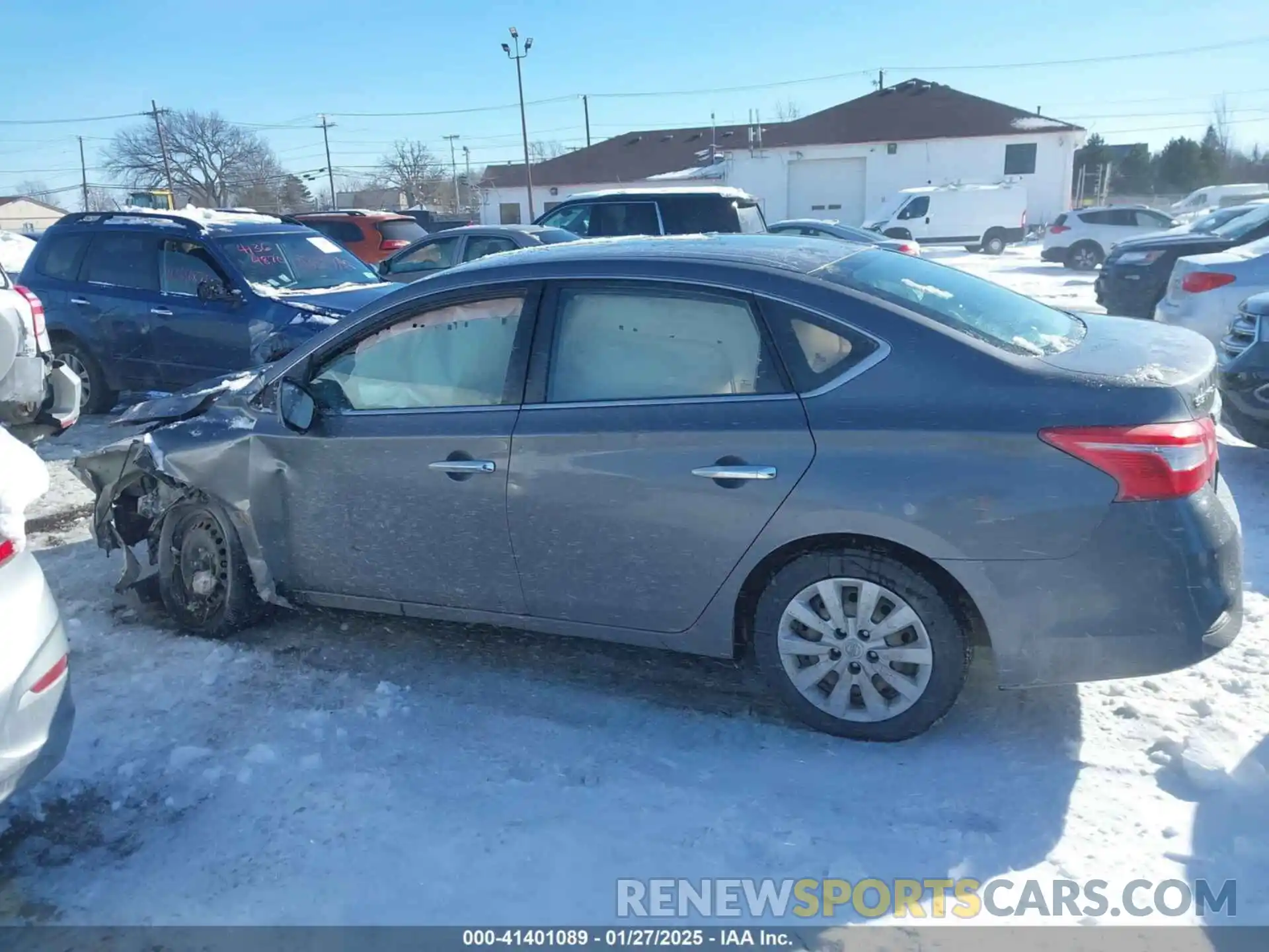 14 Photograph of a damaged car 3N1AB7AP9KY245295 NISSAN SENTRA 2019