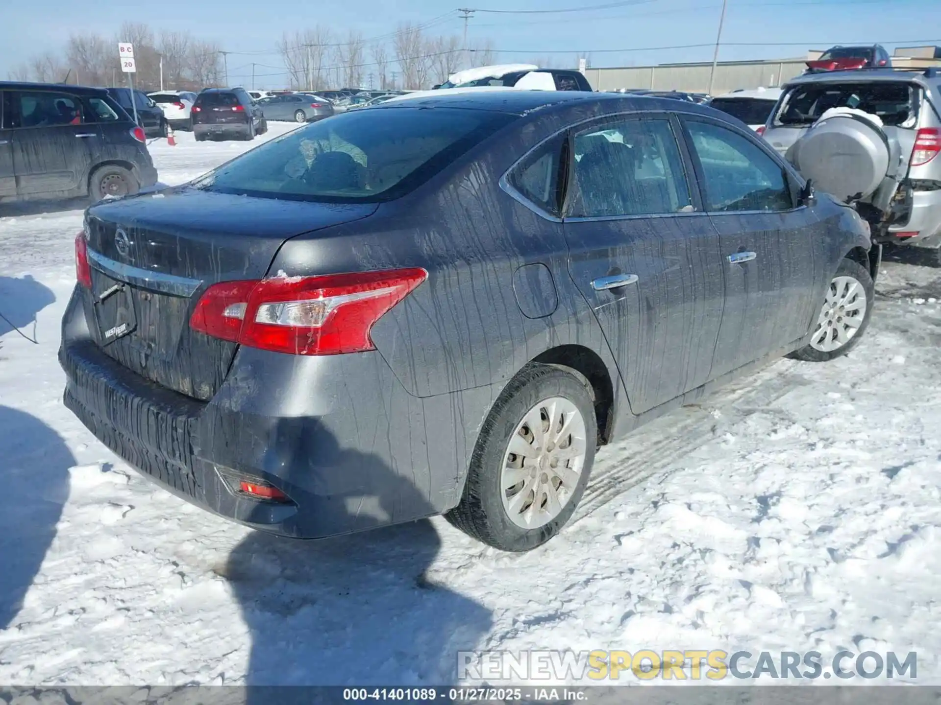 4 Photograph of a damaged car 3N1AB7AP9KY245295 NISSAN SENTRA 2019